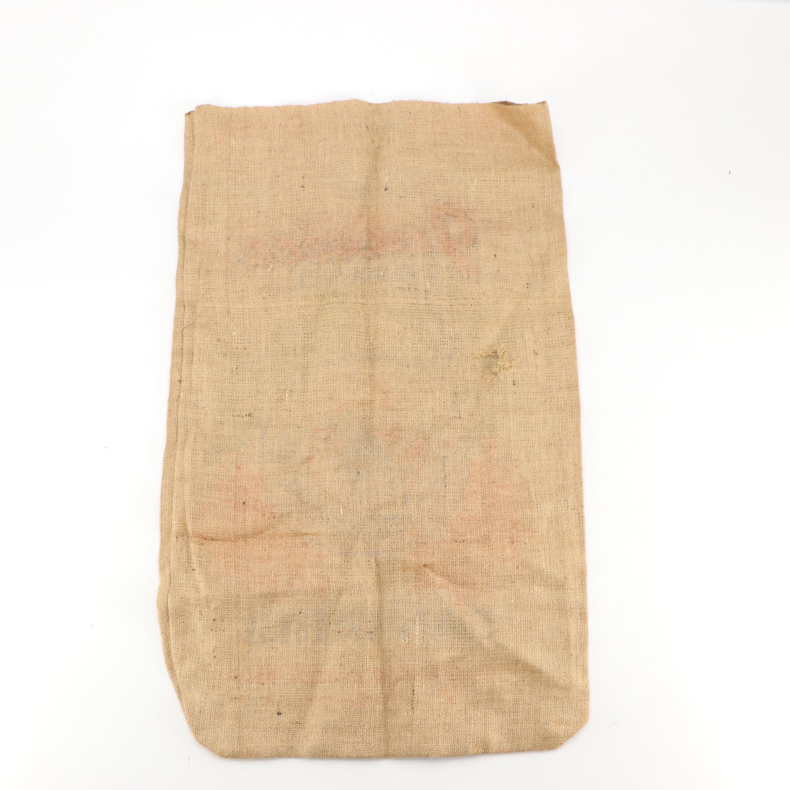 Jamaica Brand Cannabis Burlap Bag