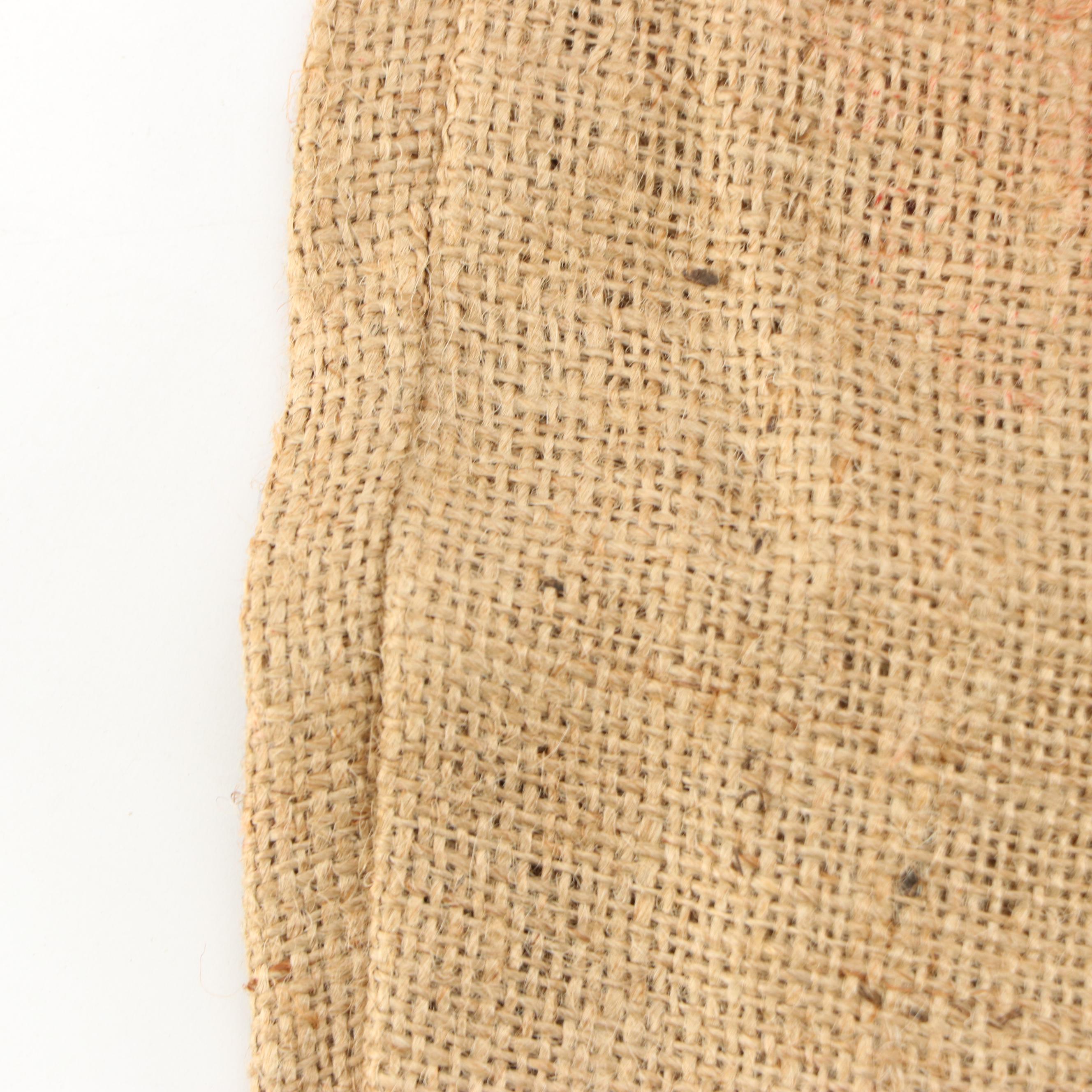 Jamaica Brand Cannabis Burlap Bag