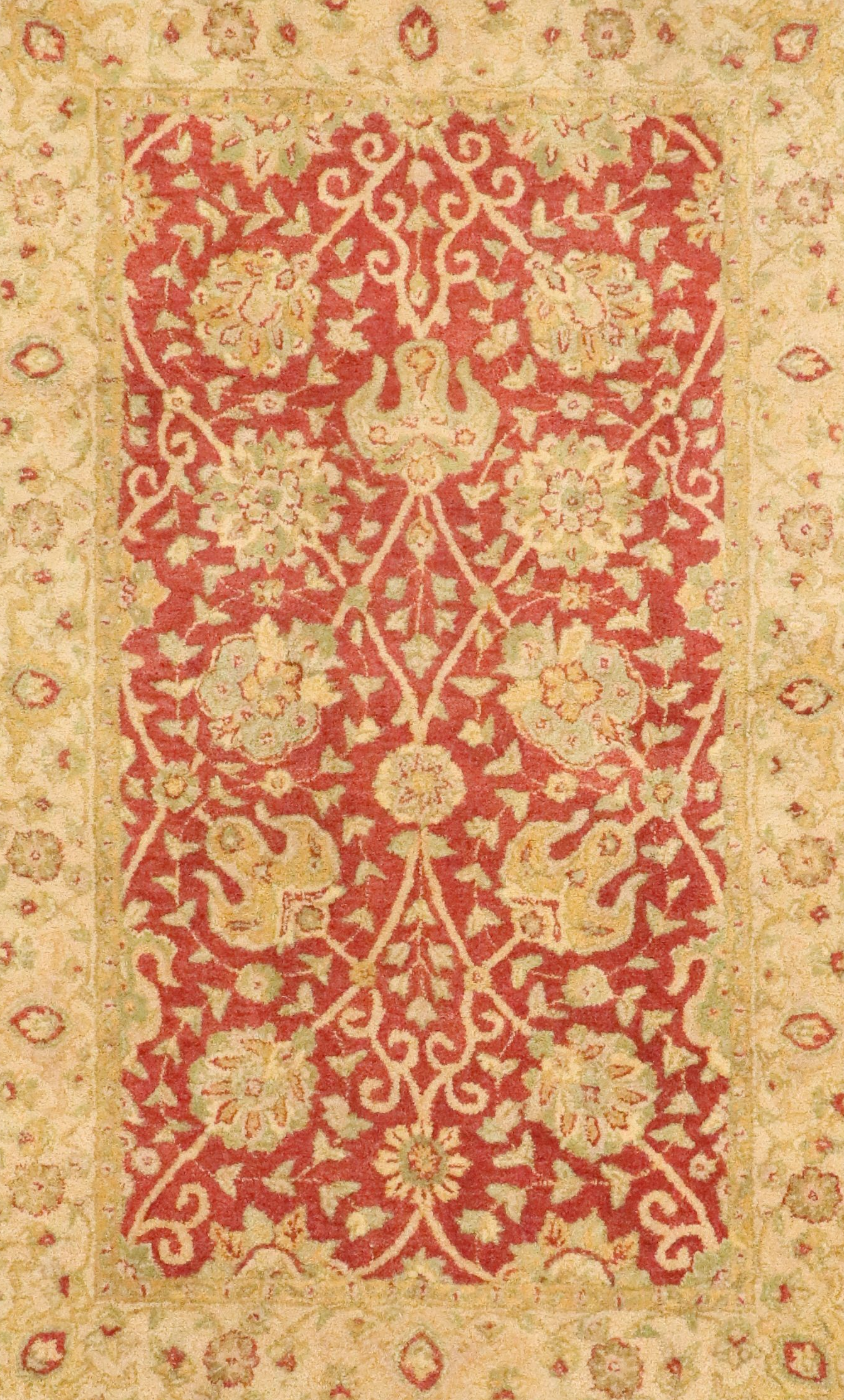 5'2 x 8'1 Hand-Tufted Pakistani Peshawar Style Area Rug