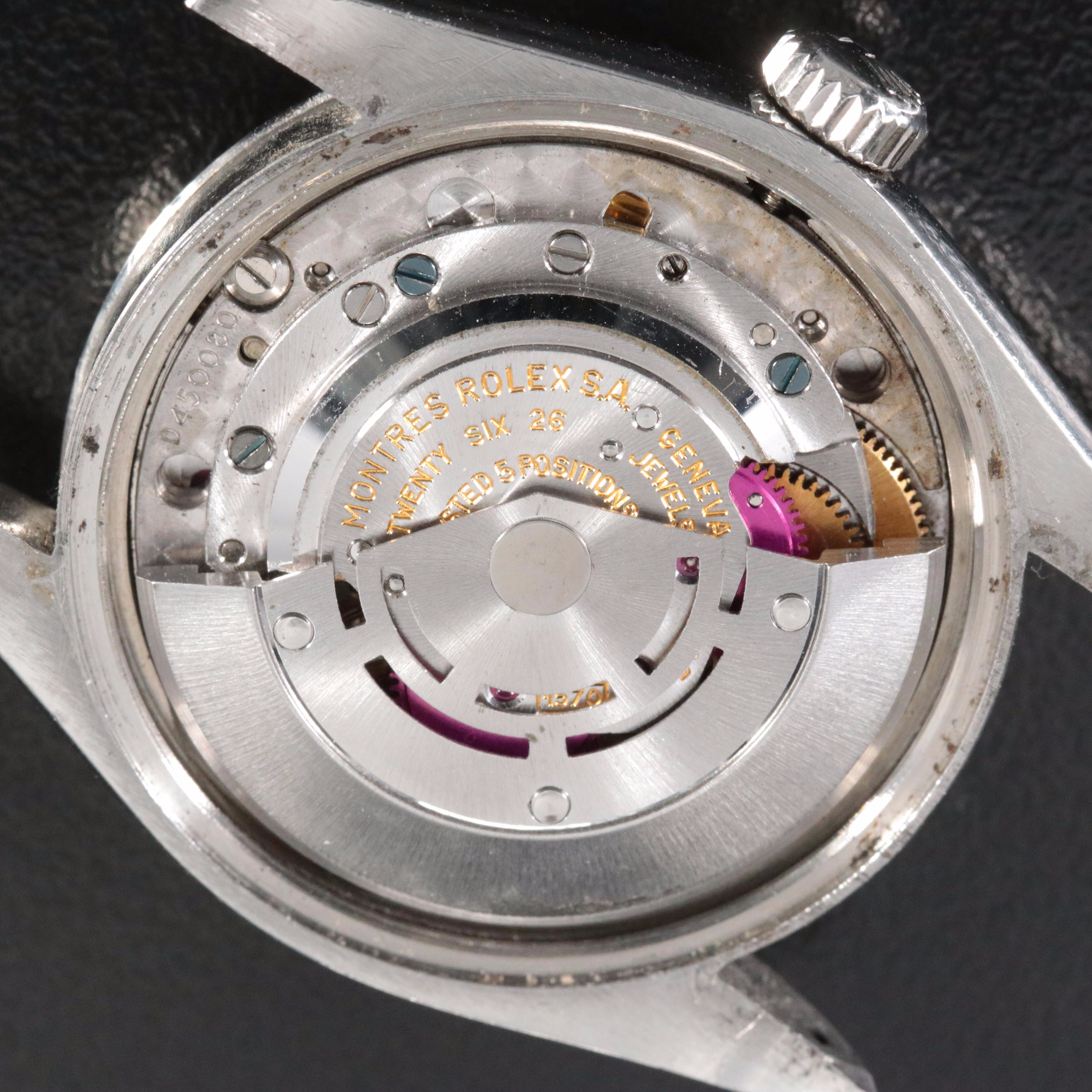 Rolex Oyster Perpetual Date 1500 Custom Dial 34mm Steel Automatic Watch c.1979