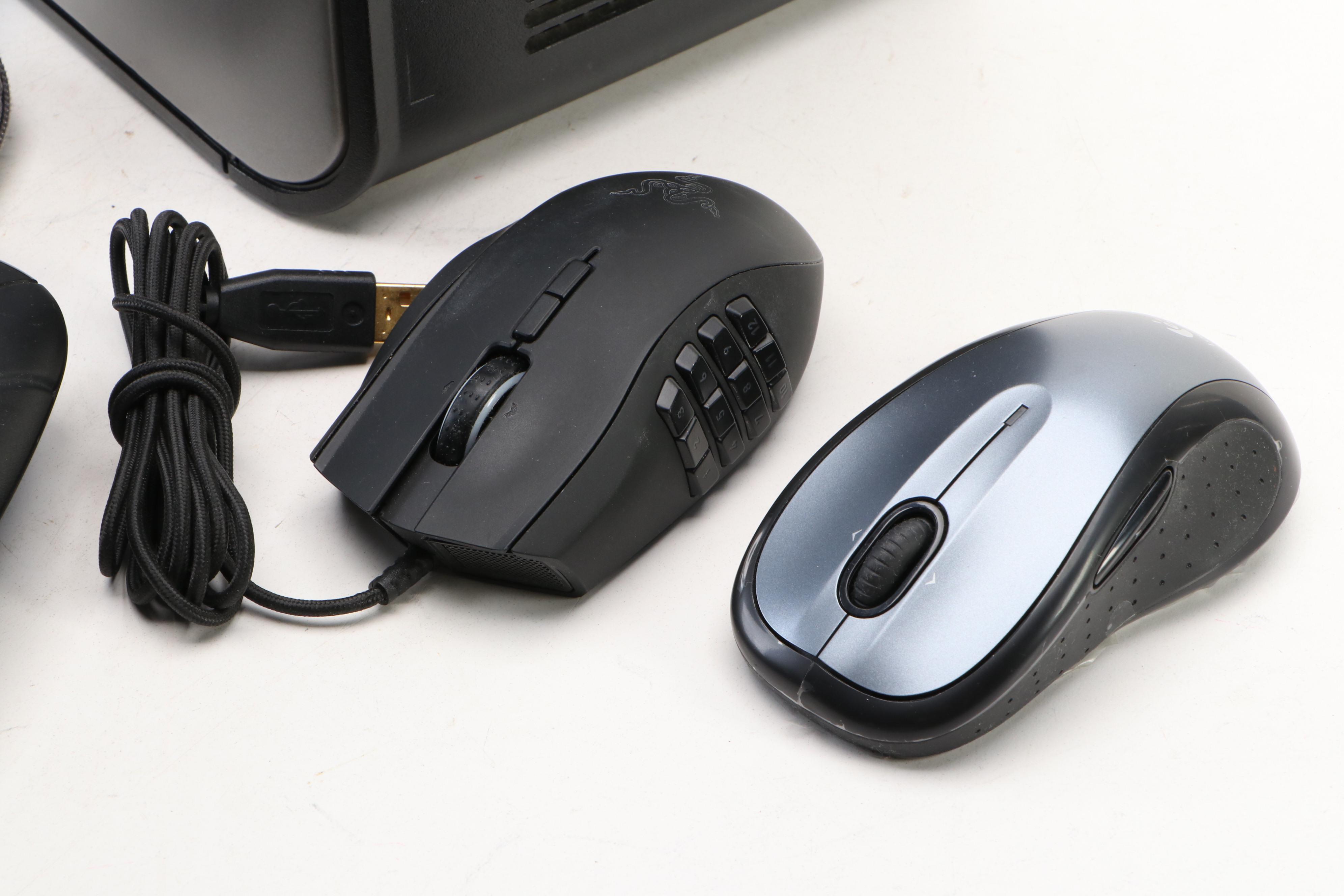 Dell Optiplex 380 Tower with Mouses, Ergonomic Keyboards, DVD Player and More