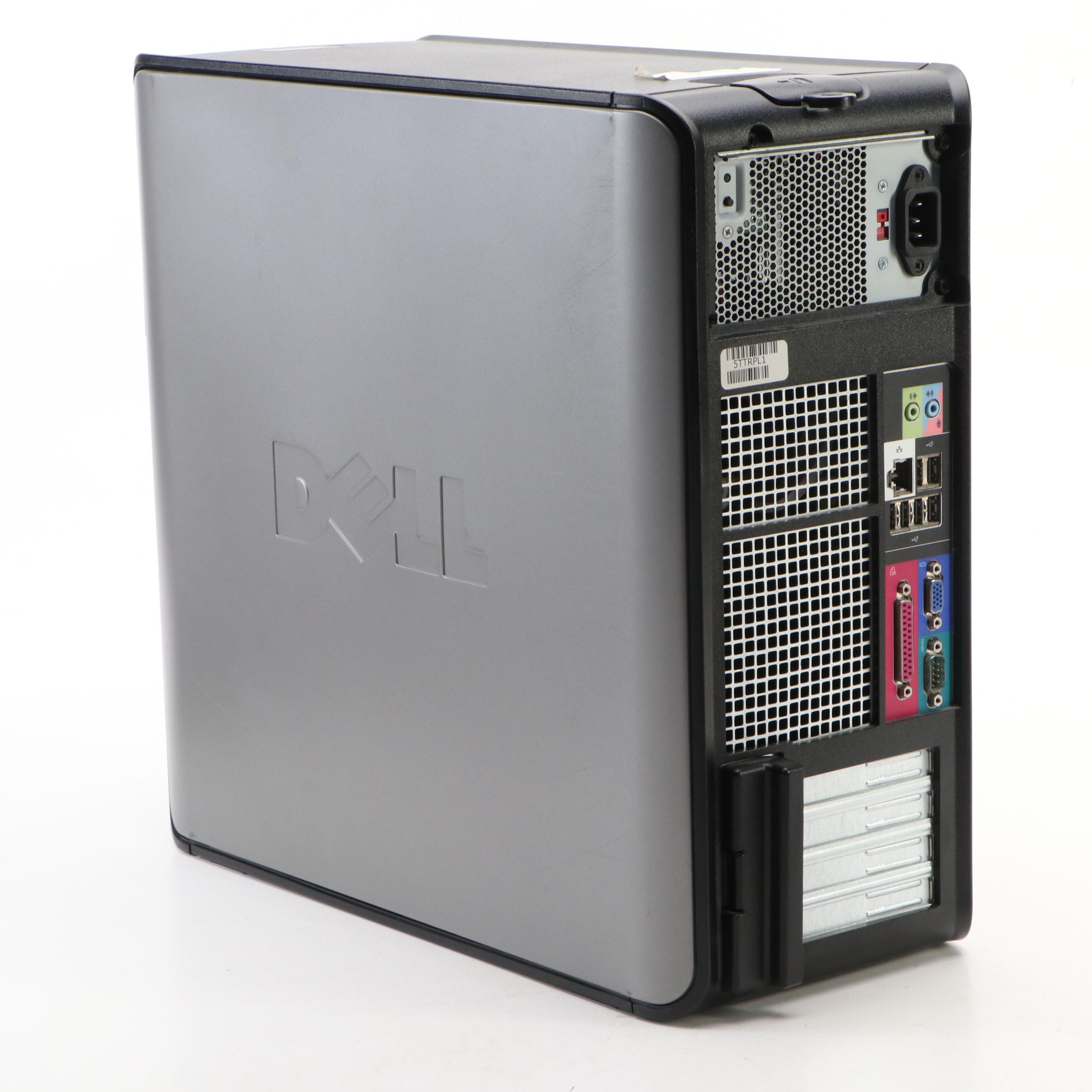 Dell Optiplex 380 Tower with Mouses, Ergonomic Keyboards, DVD Player and More