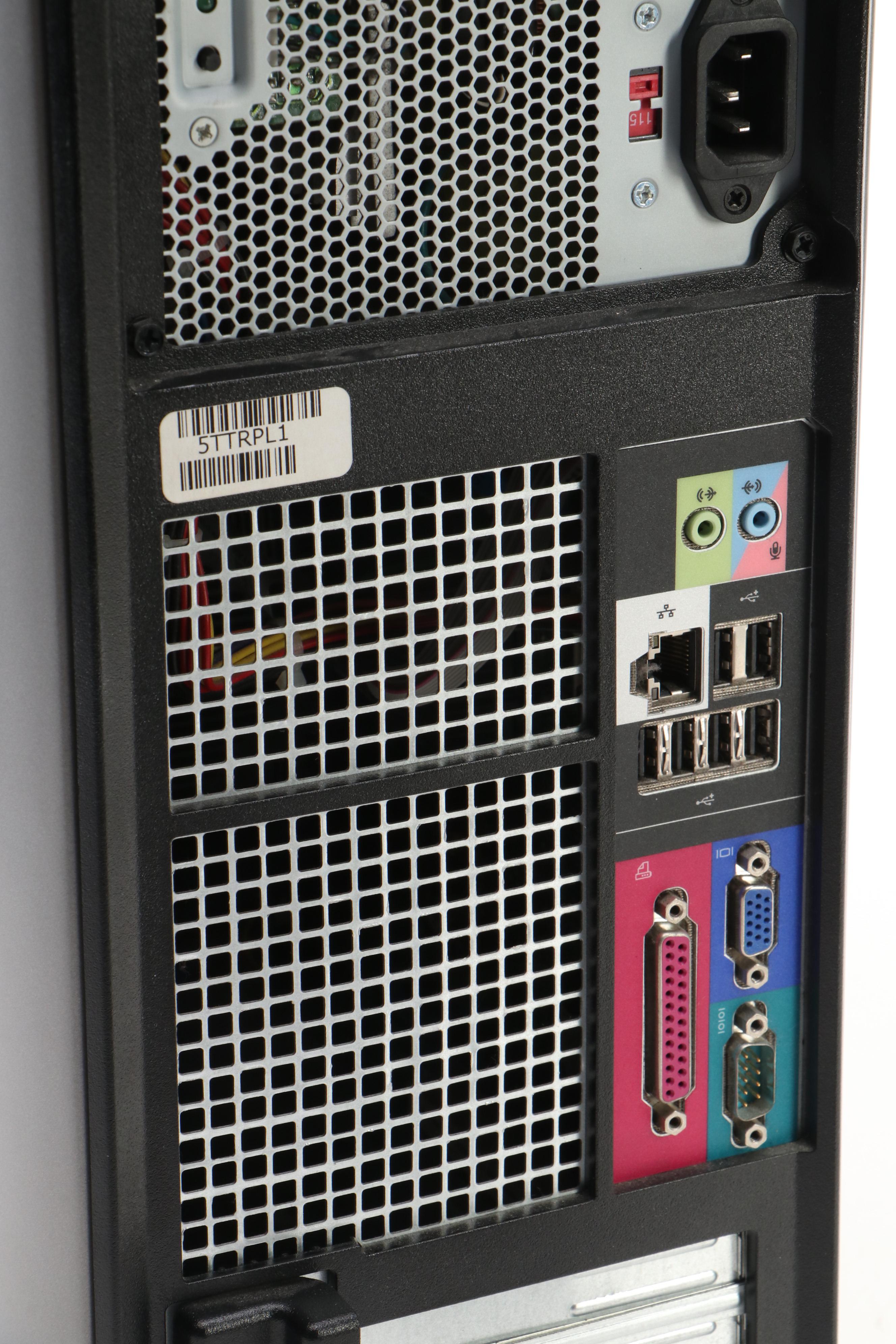 Dell Optiplex 380 Tower with Mouses, Ergonomic Keyboards, DVD Player and More