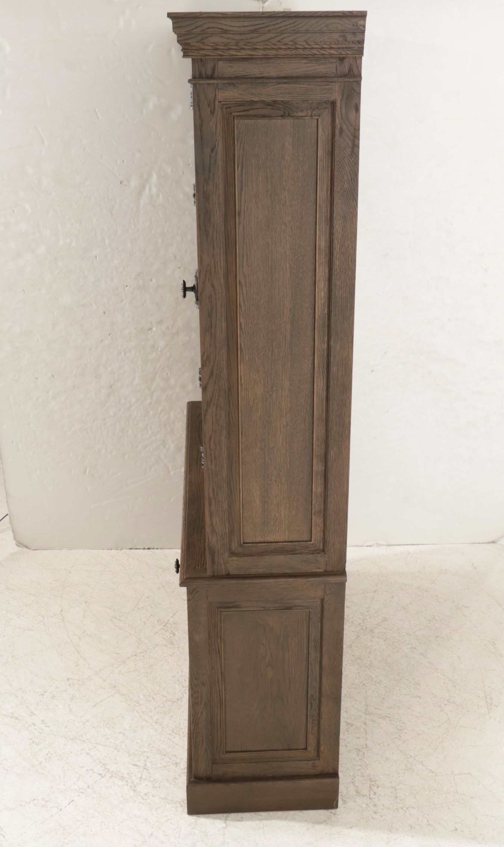 Restoration Hardware "French Casement" Cabinet Bookcase, 21st Century