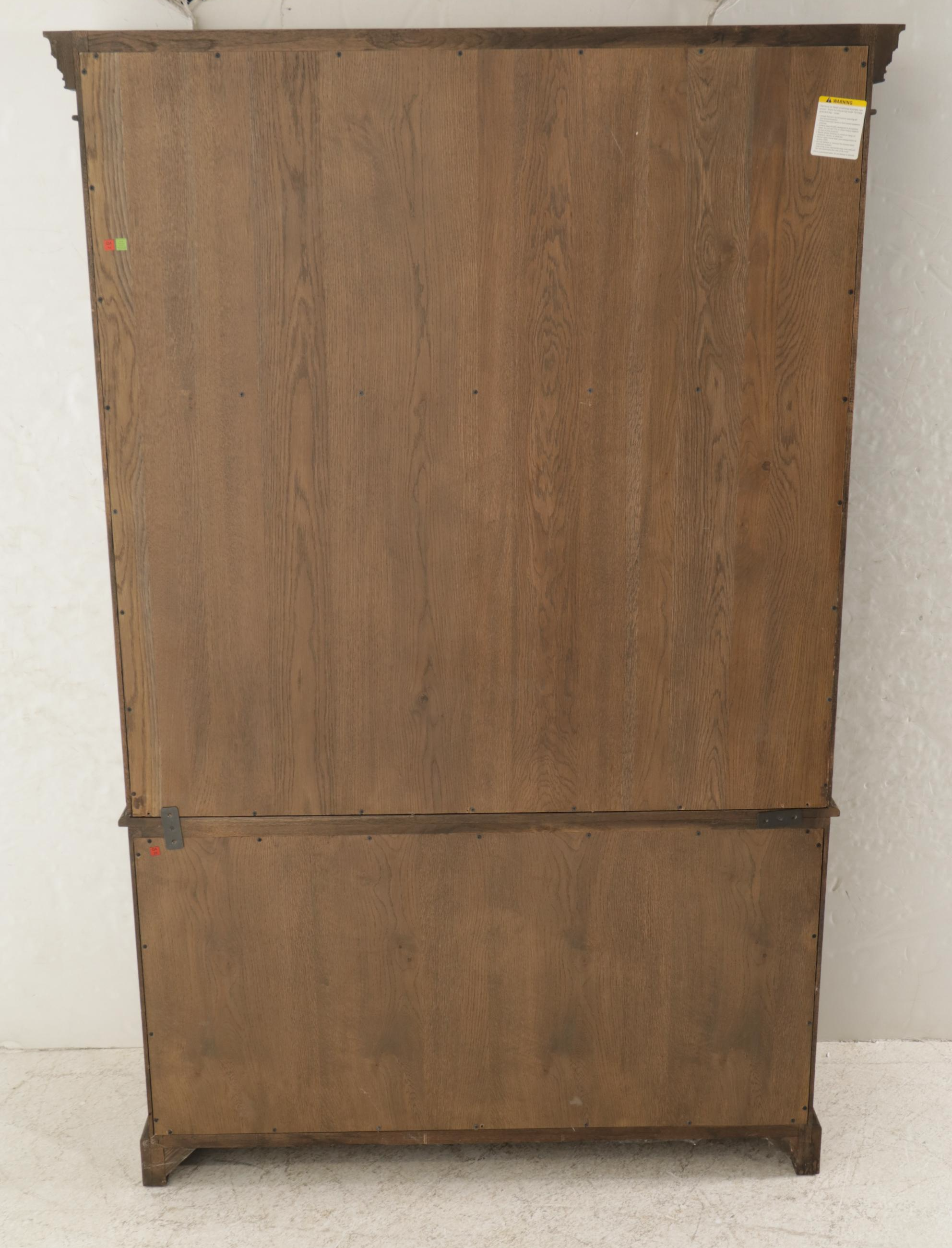 Restoration Hardware "French Casement" Cabinet Bookcase, 21st Century