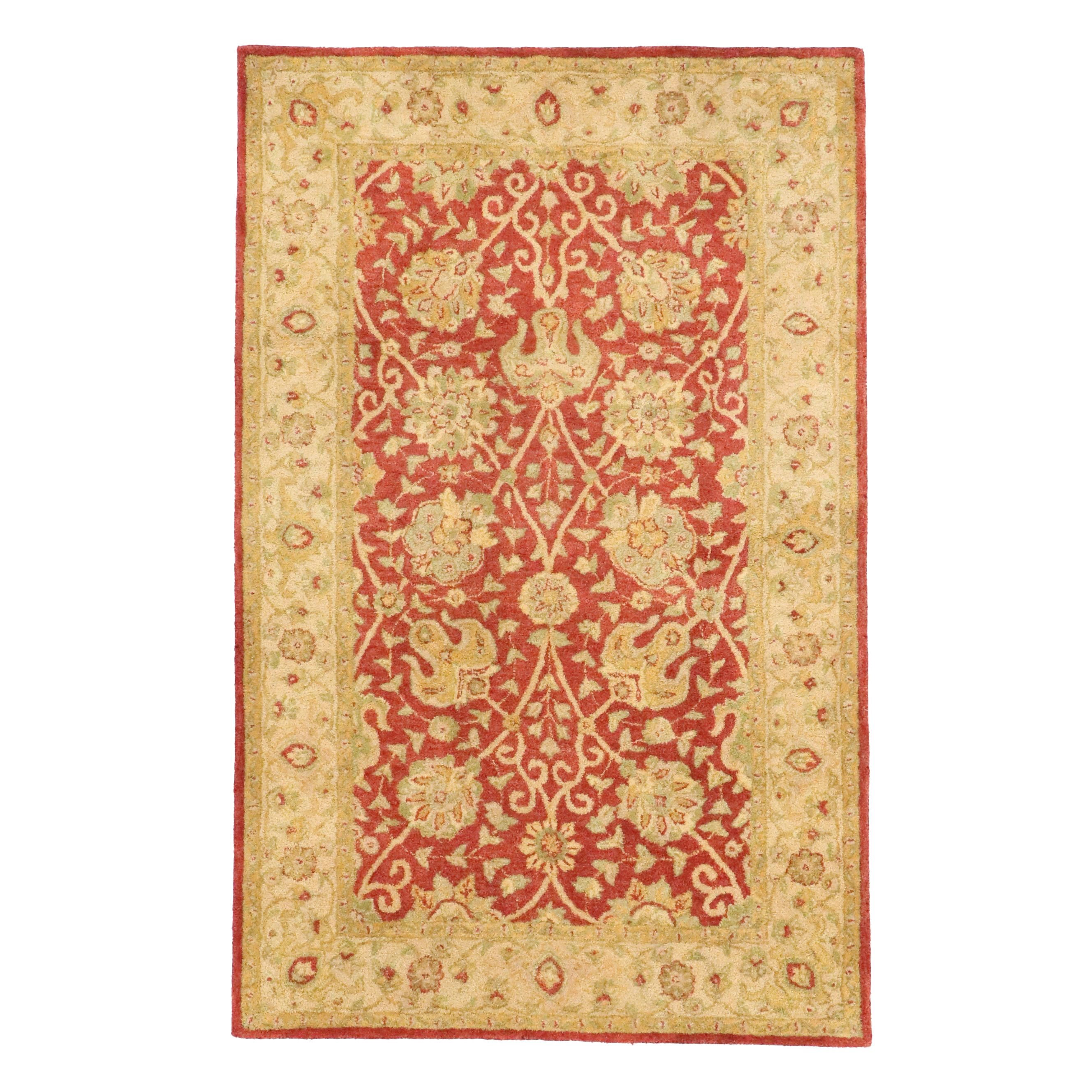 5'2 x 8'1 Hand-Tufted Pakistani Peshawar Style Area Rug