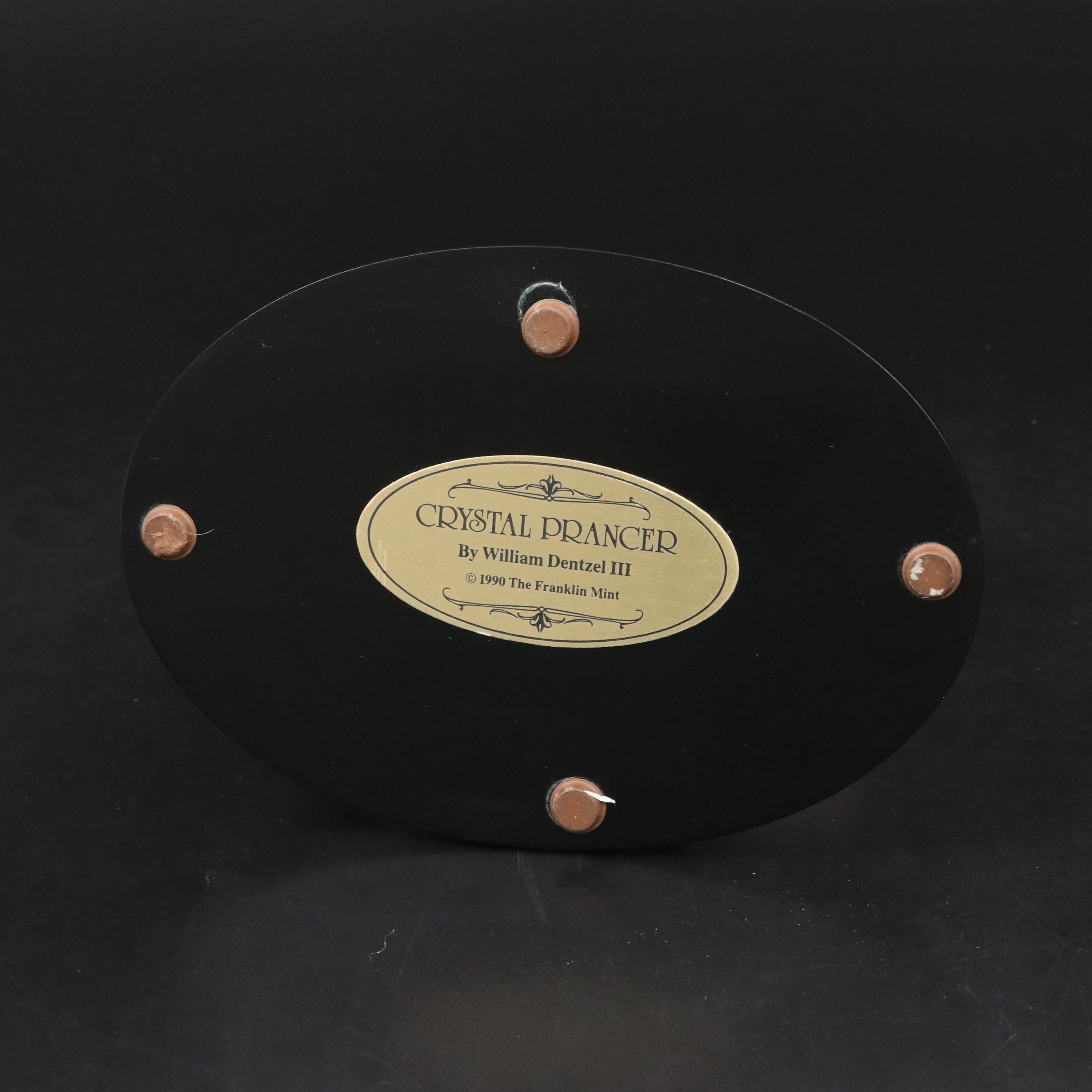 The Franklin Mint "Crystal Prancer" and Other Carousel Horse Figurines