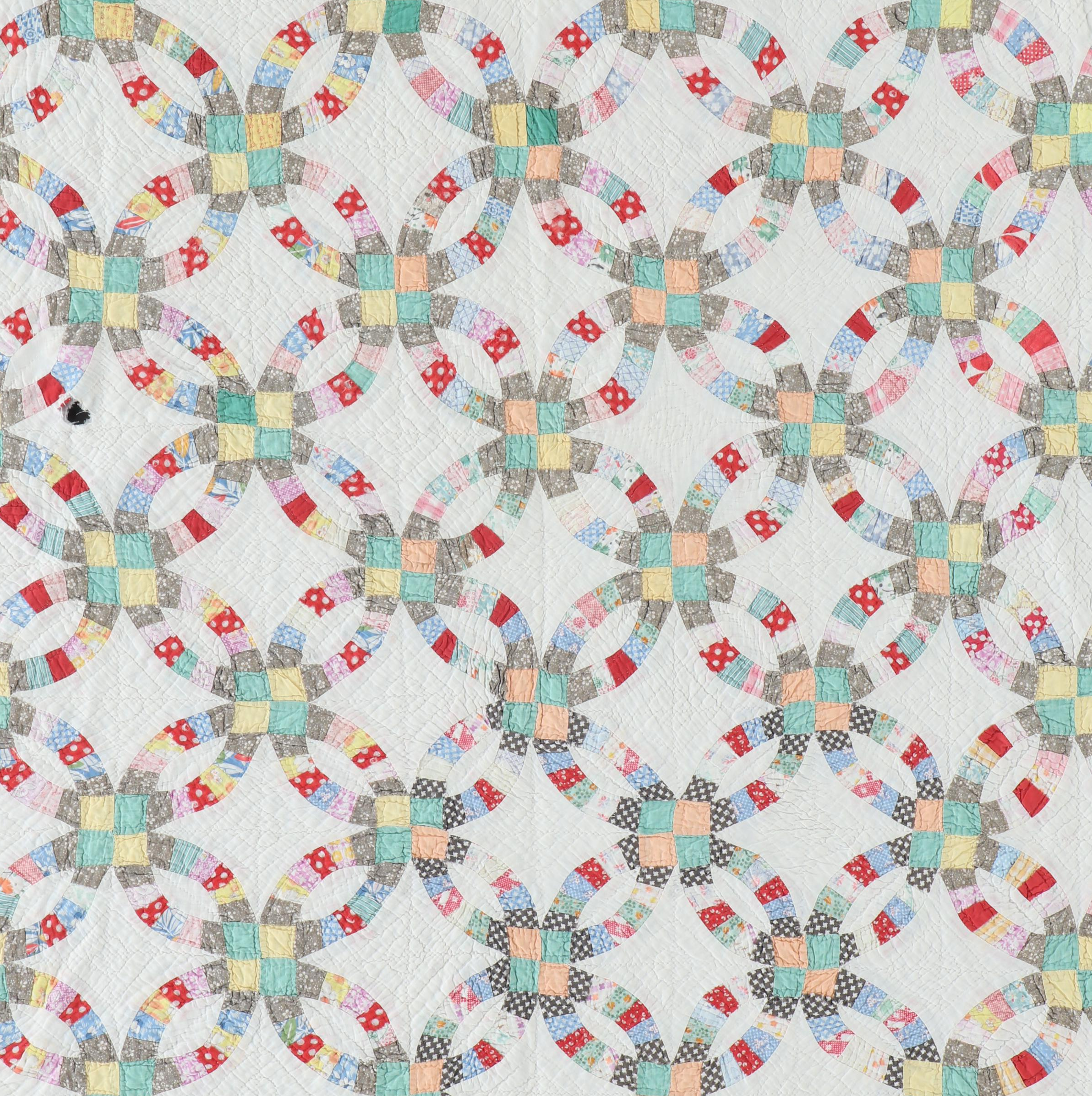 Double Wedding Ring and Patchwork Quilts