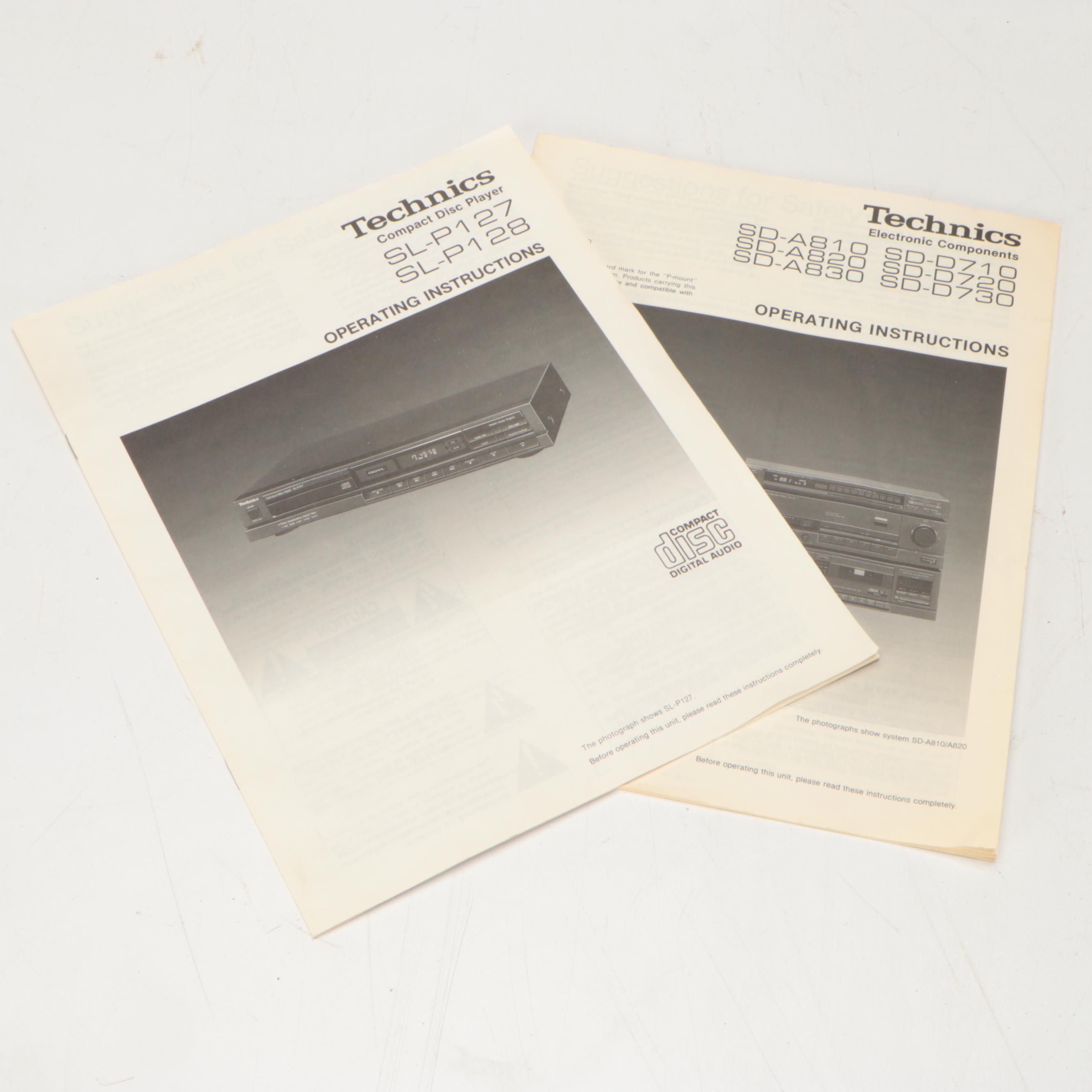 Technics Stereo Amplifier with AM/FM Stereo Tuner, Double Tape Deck, and More