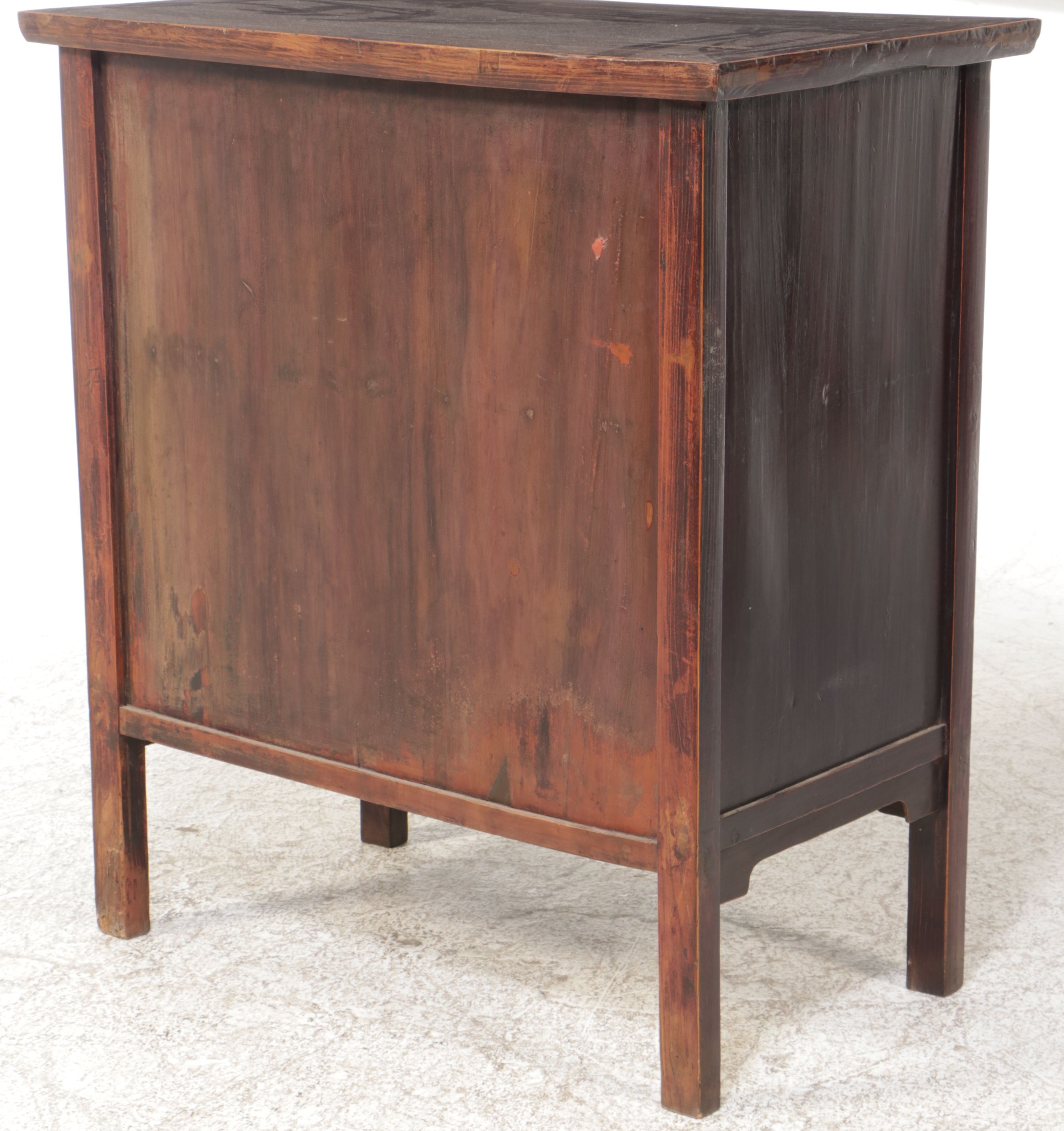 Chinese Style Mahogany Finish Cabinet