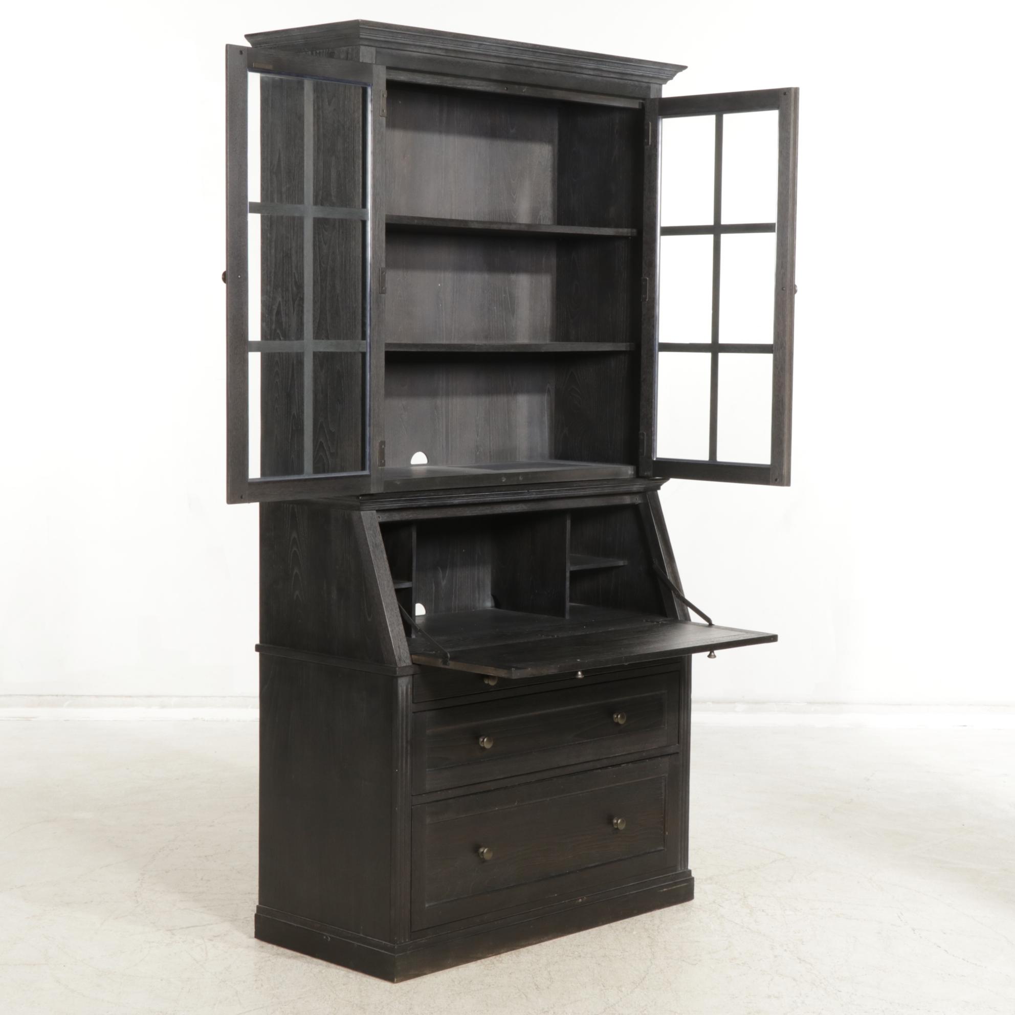 Pottery Barn "Livingston" Secretary Desk and Bookcase, 2021