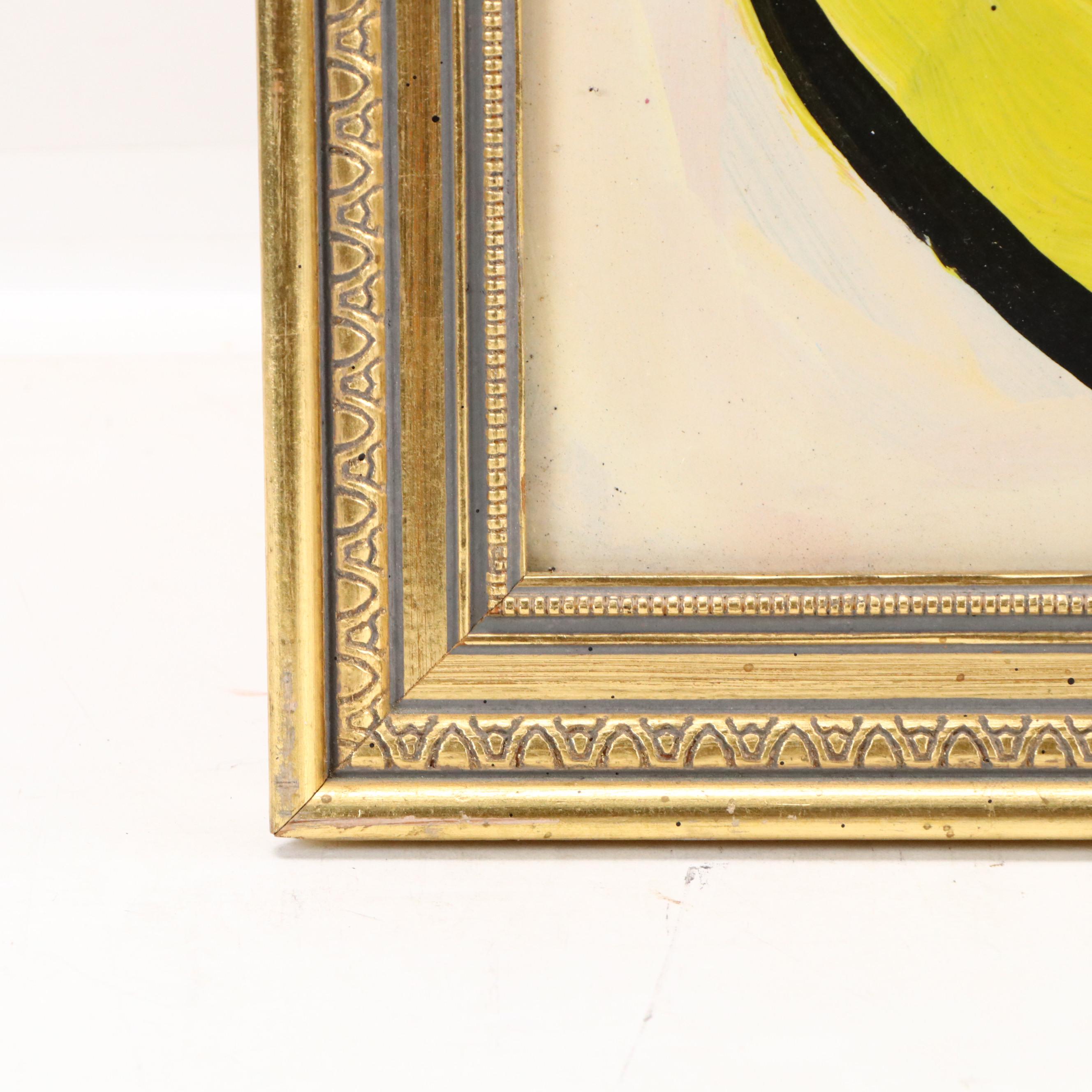 Peter Keil Figurative Abstract Acrylic Painting, Late 20th Century