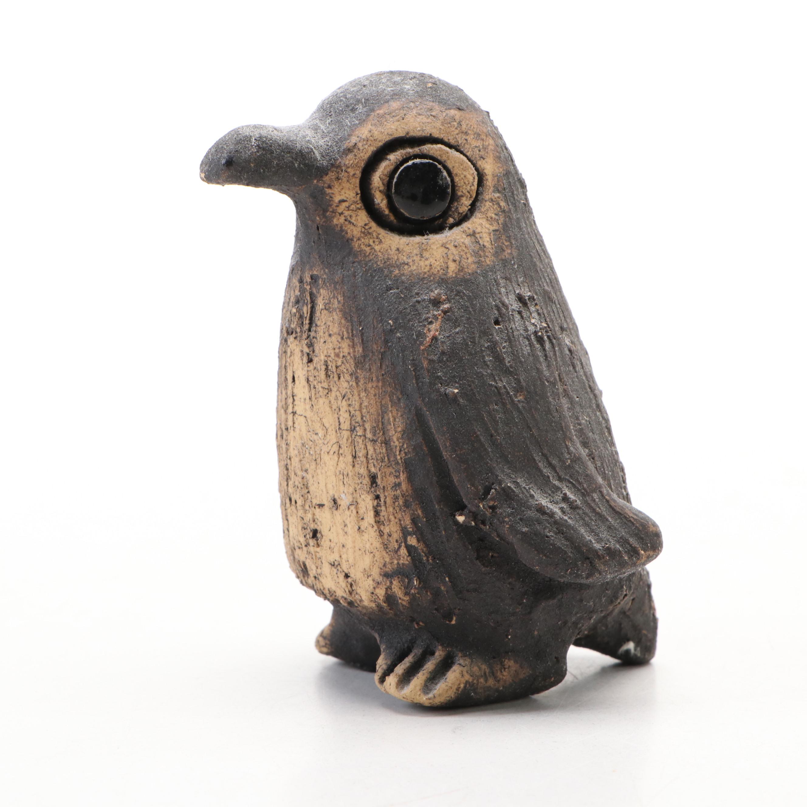 German Worspweder Keramik Handcrafted Pottery Penguin, Mid-20th C.