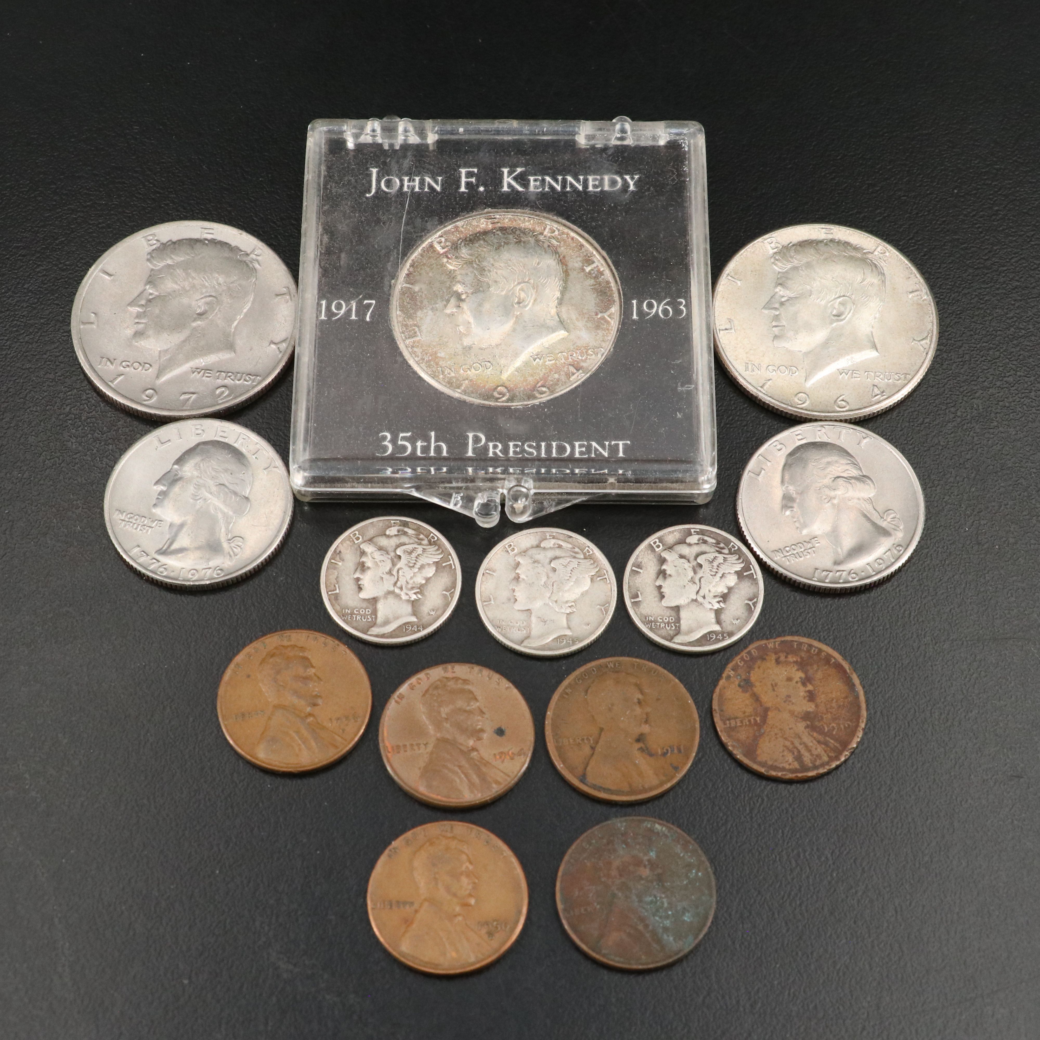 Collection of U.S. and Foreign Coins and Currency with Some Silver