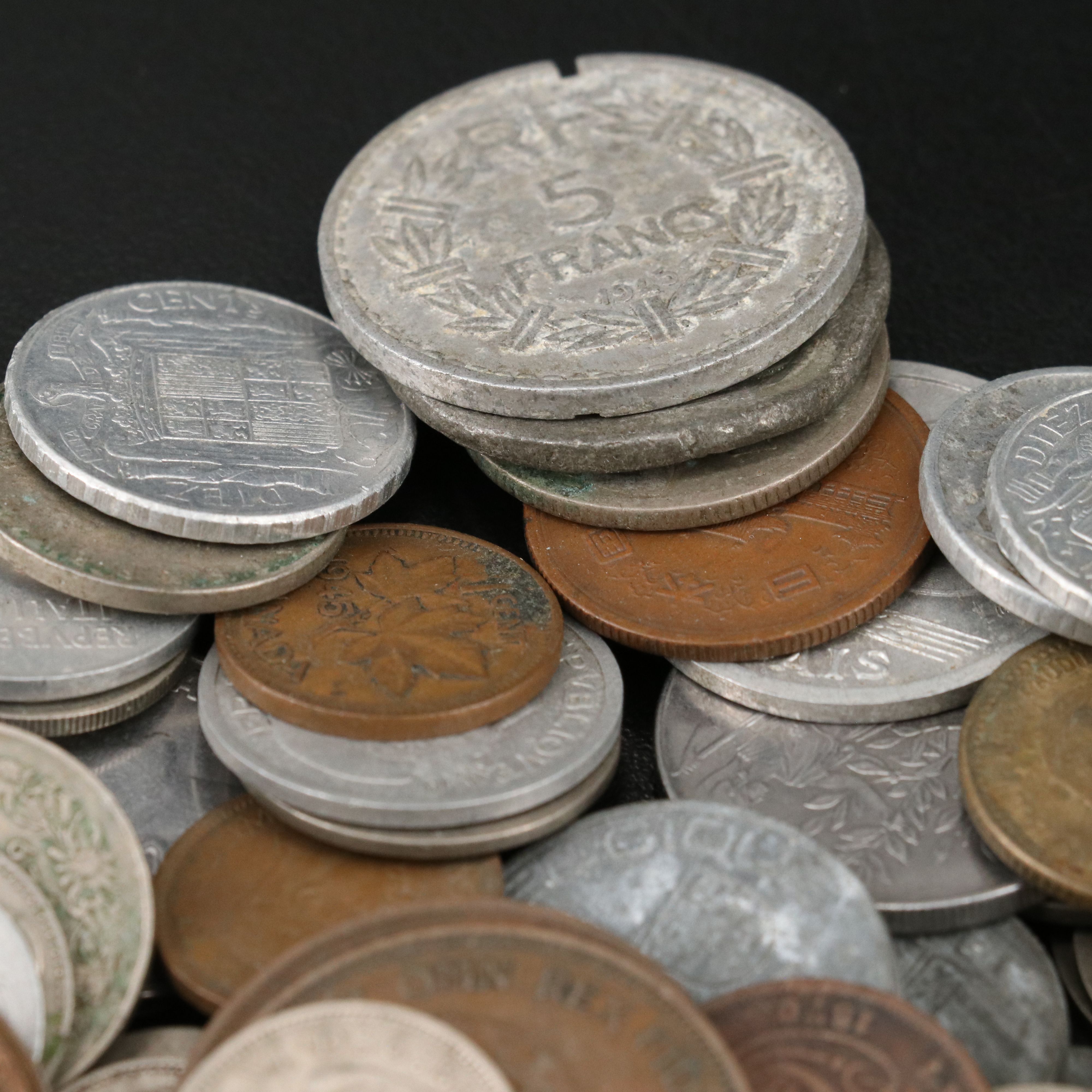 Collection of U.S. and Foreign Coins and Currency with Some Silver