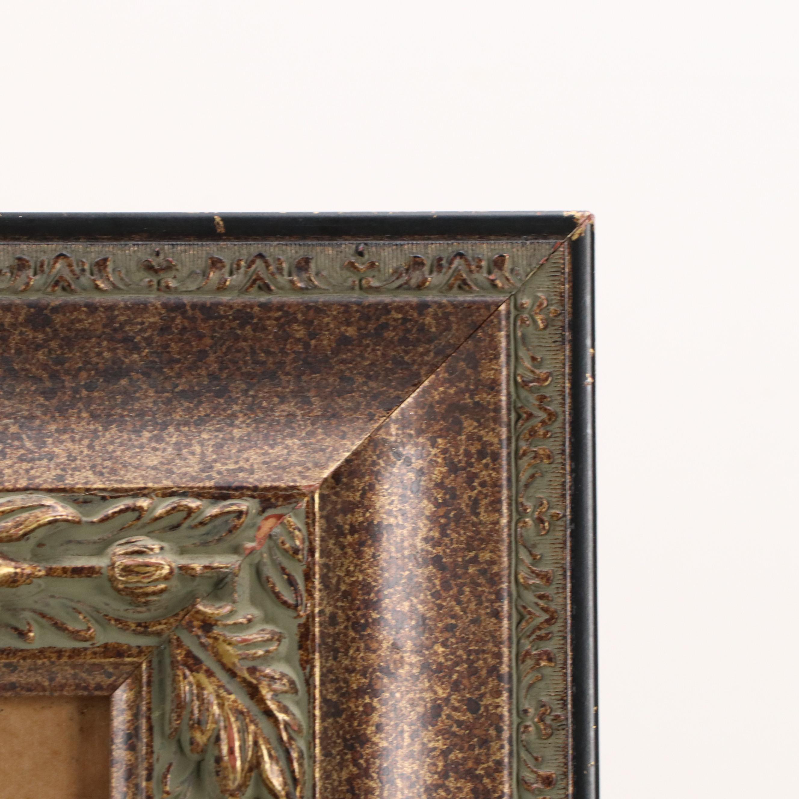 Peter Keil Abstract Portrait Acrylic Painting, Late 20th Century