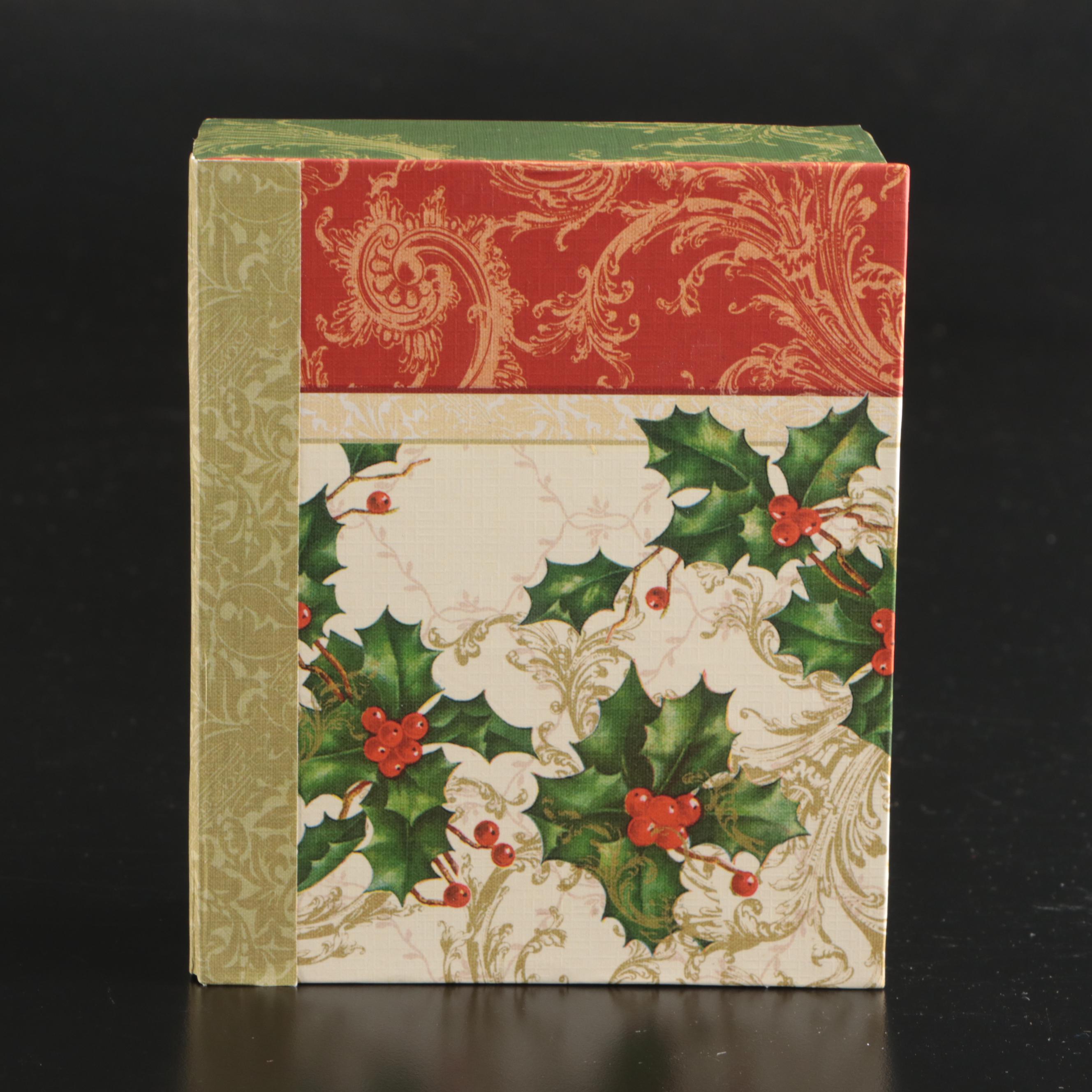 Crate & Barrel Christmas Tree with Hadeland Crystal and Glass Ornaments