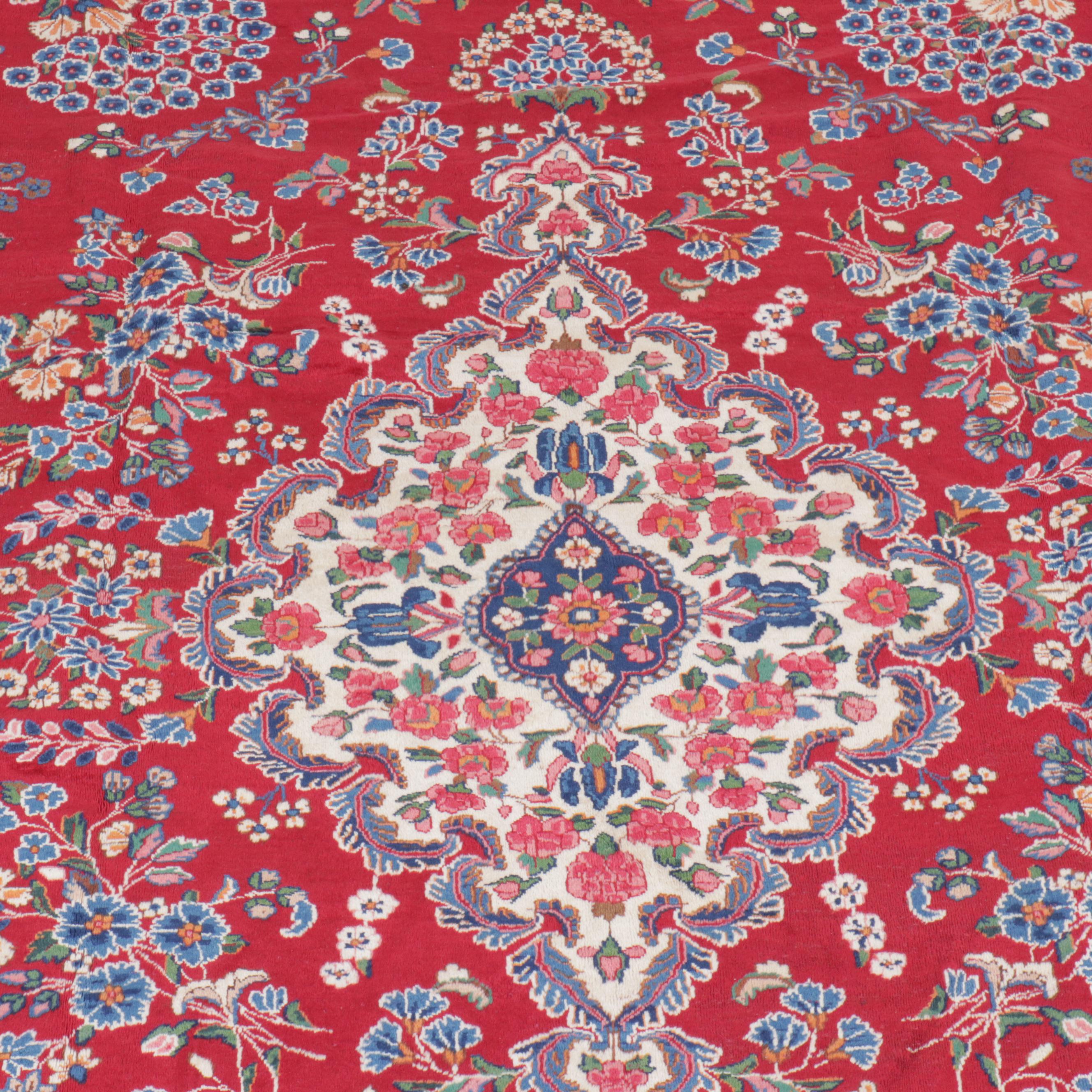 9'8 x 13'4 Hand-Knotted Persian Tabriz Room Sized Rug