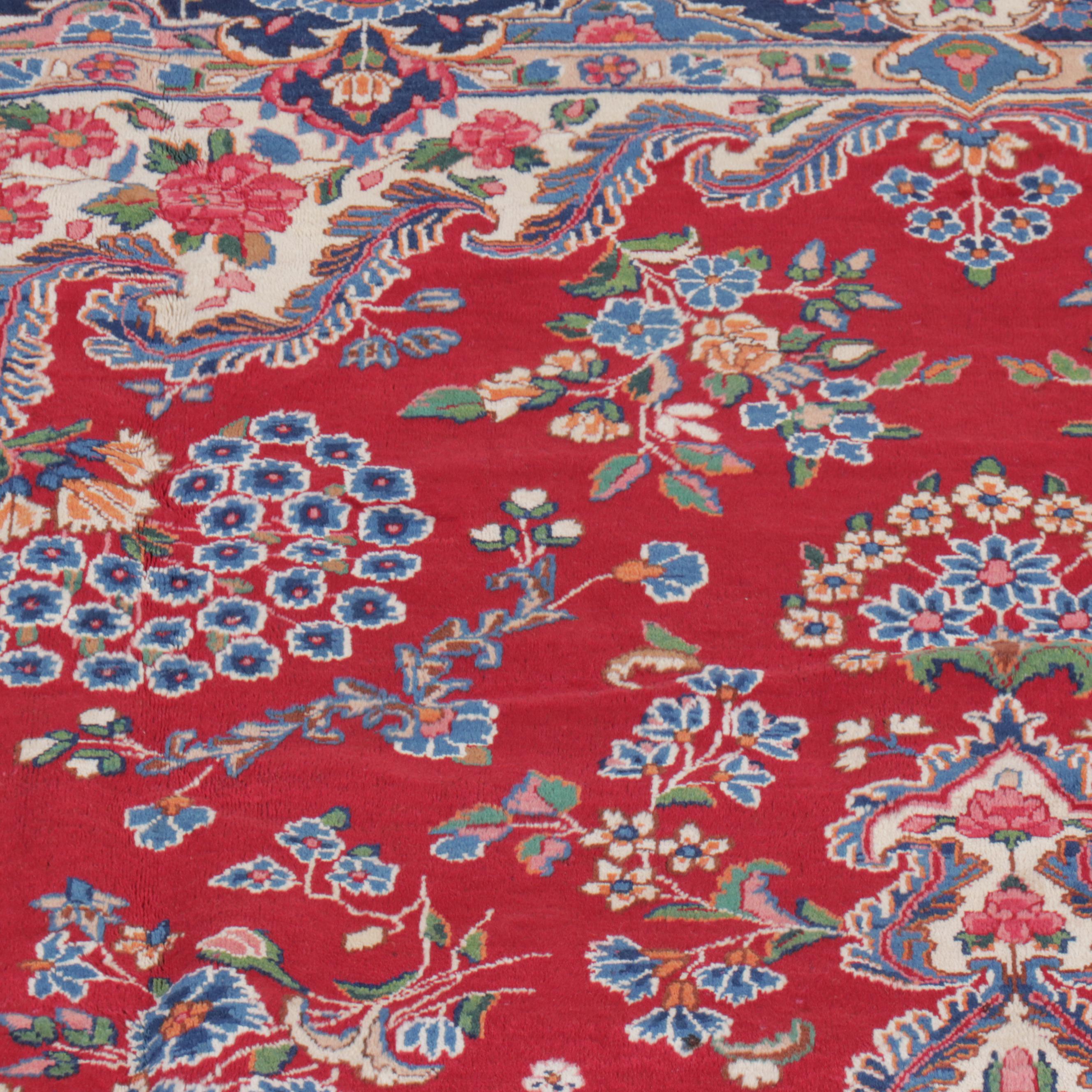 9'8 x 13'4 Hand-Knotted Persian Tabriz Room Sized Rug