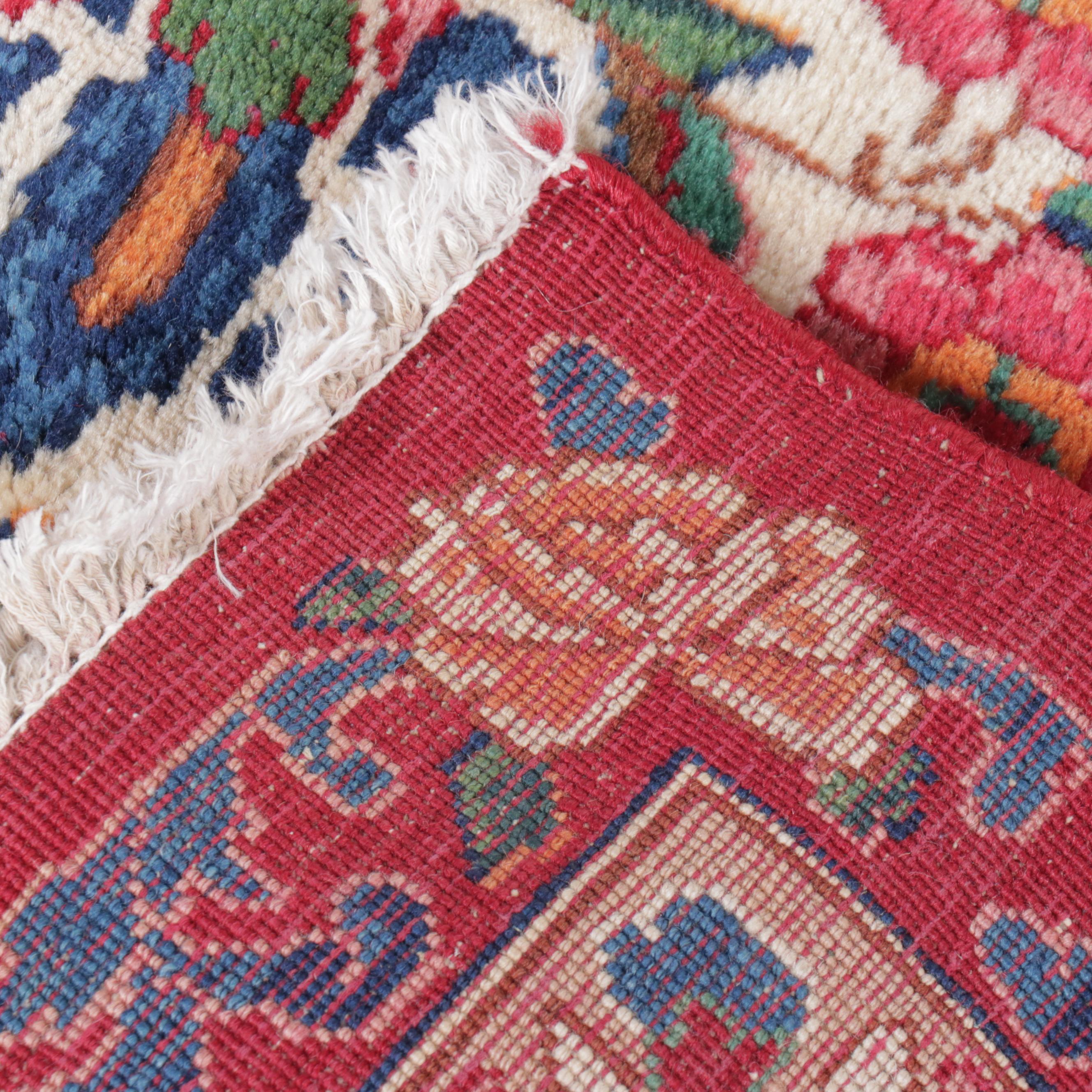 9'8 x 13'4 Hand-Knotted Persian Tabriz Room Sized Rug