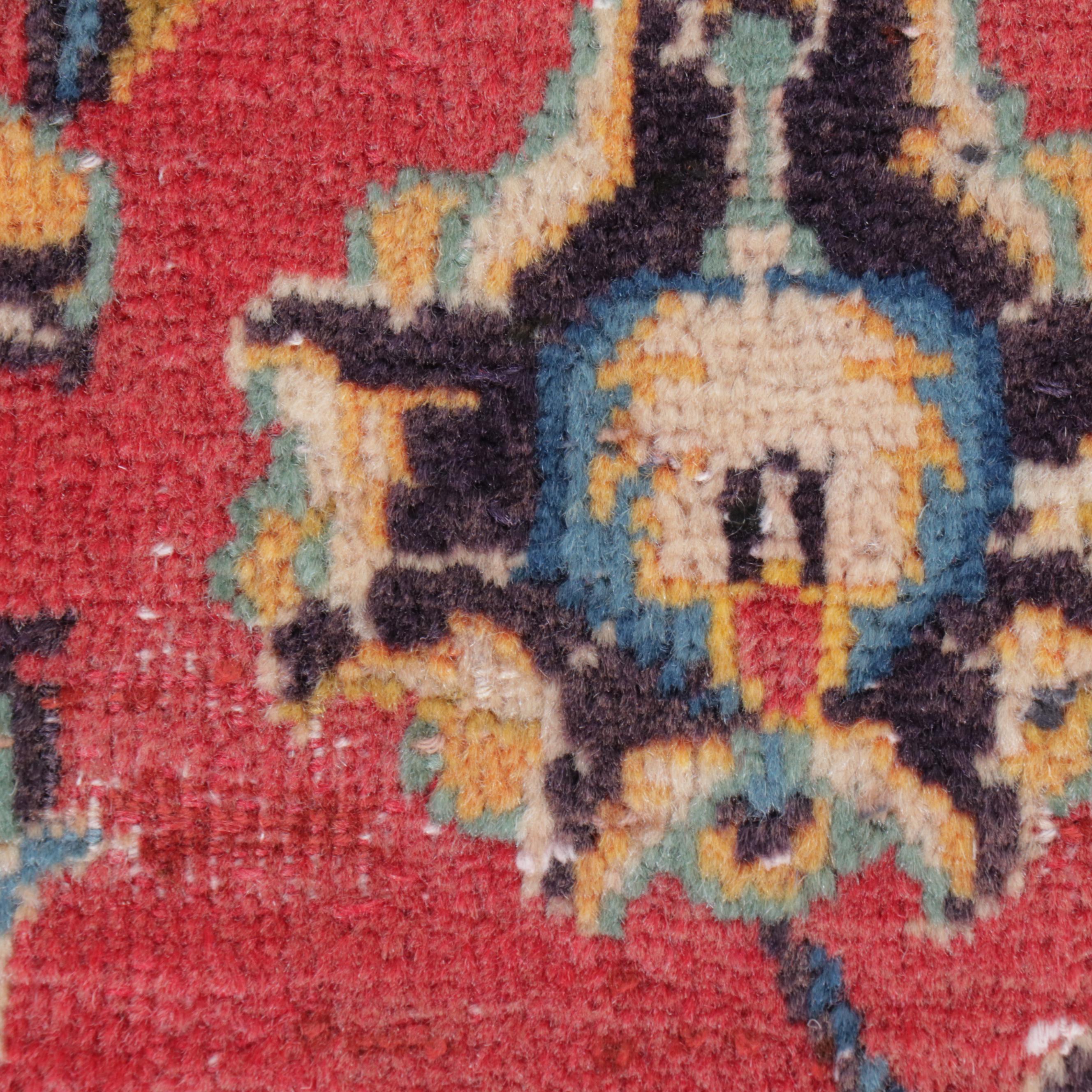 6'4 x 9'7 Hand-Knotted Persian Mashhad Area Rug