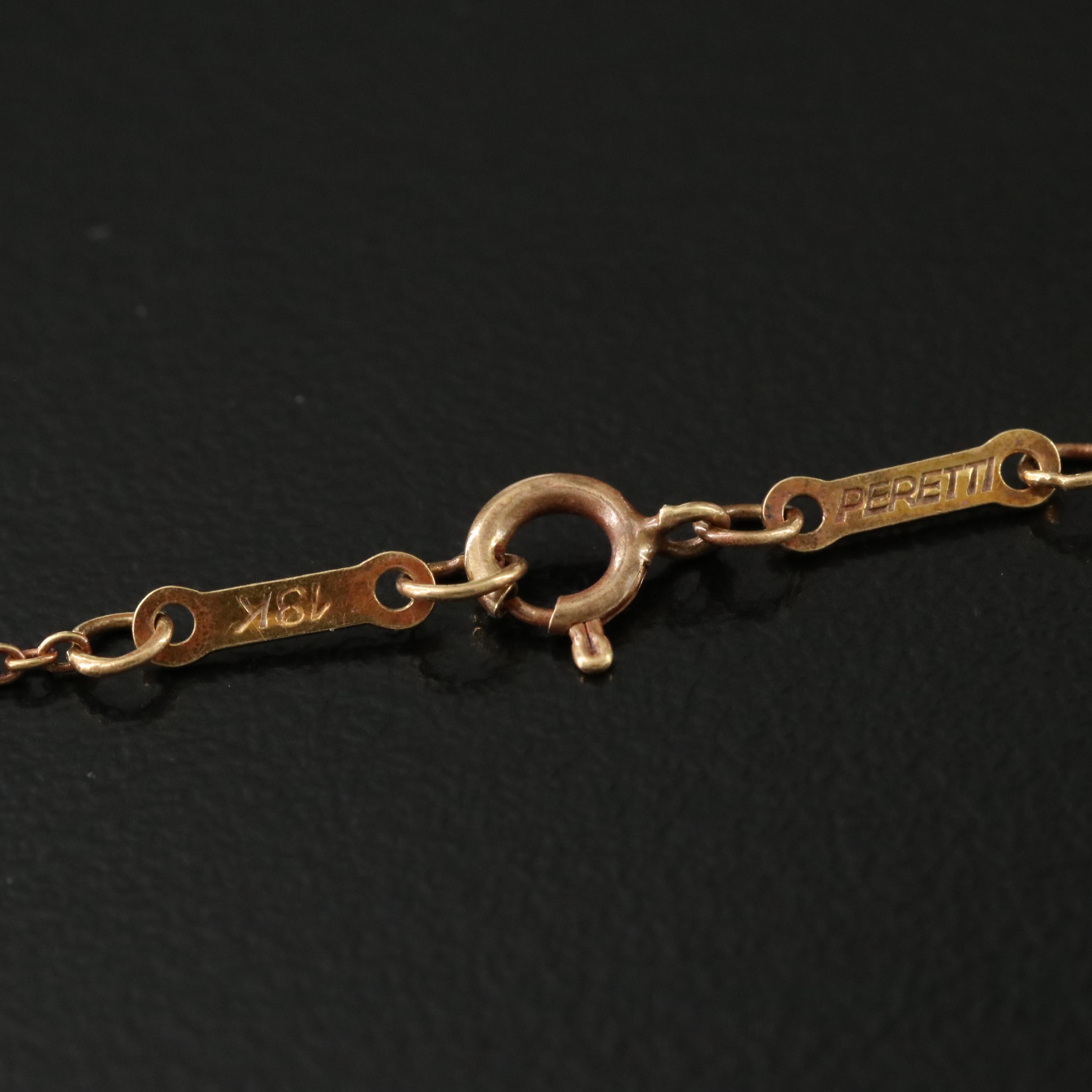 Elsa Peretti for Tiffany & Co. Open Heart 18K Pendant Necklace