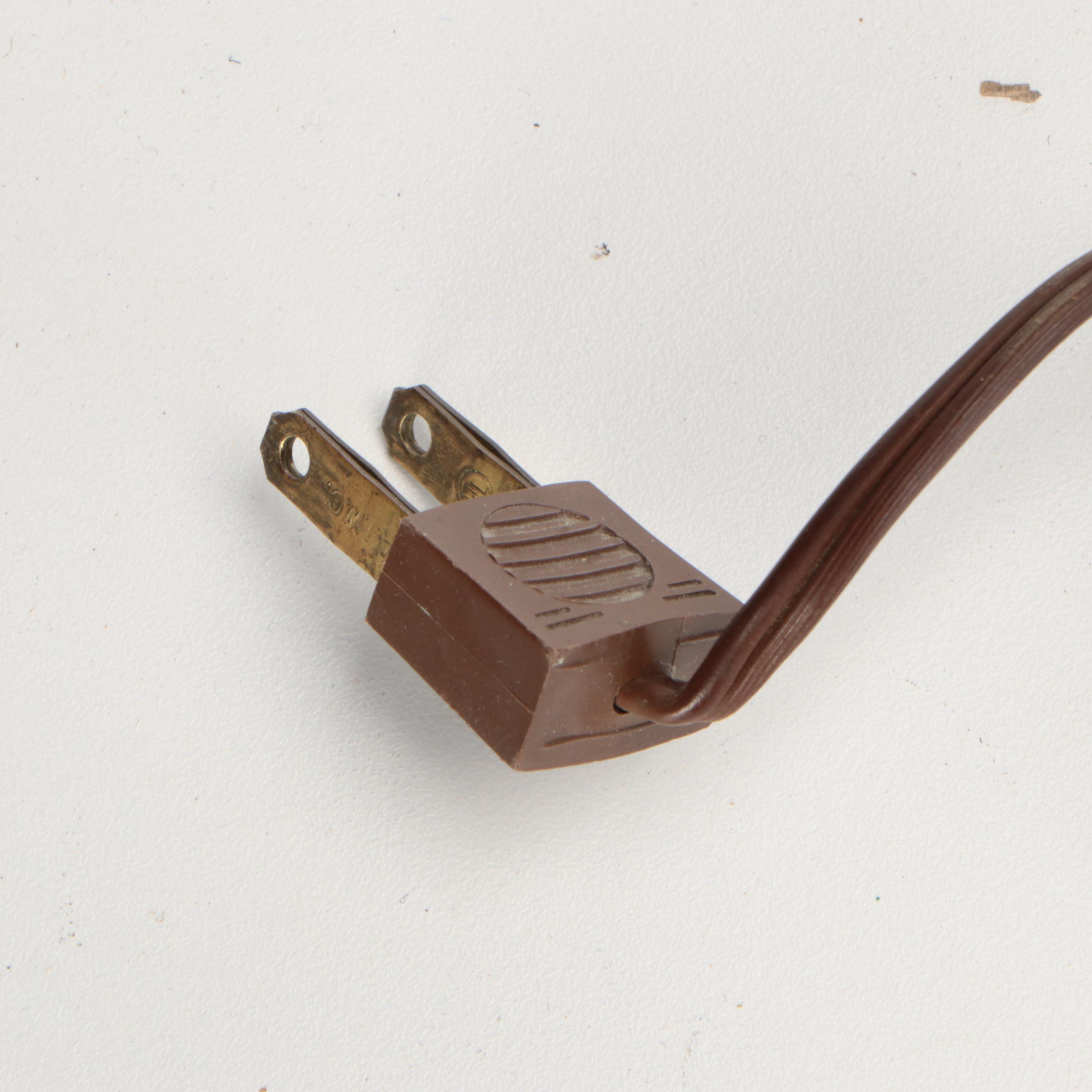 James Mont Style Asian Cast Gilt Metal Openwork Pricket Table Lamps, Mid-20th C