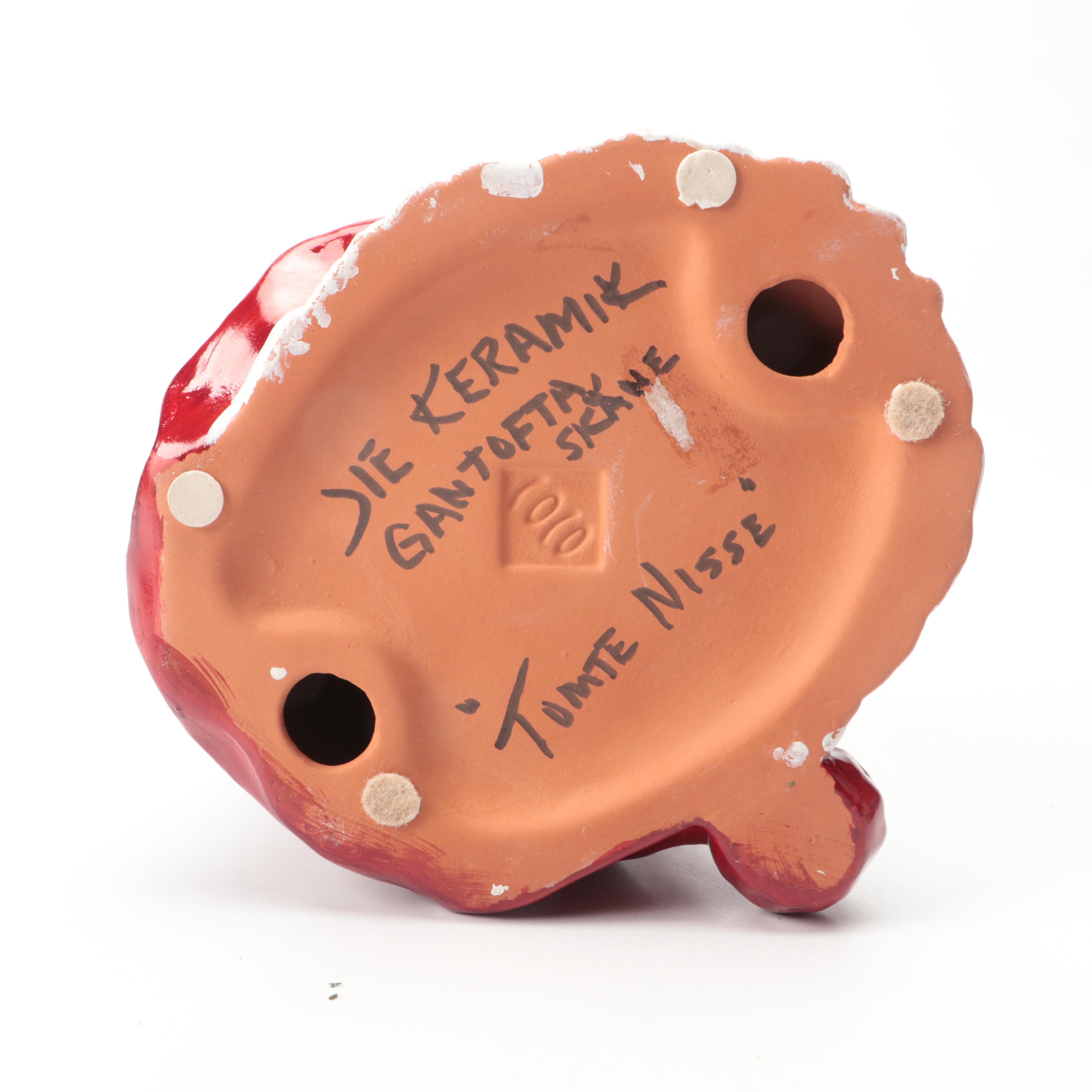 JIE Gantofta Swedish and Hand-Painted Christmas Gnomes