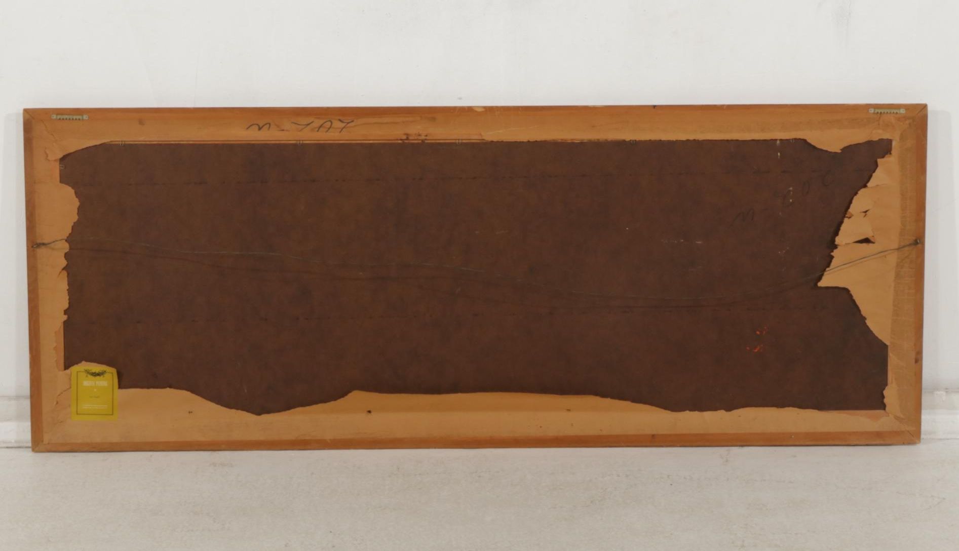 Van Gaard Architectural Oil Painting, Late 20th Century