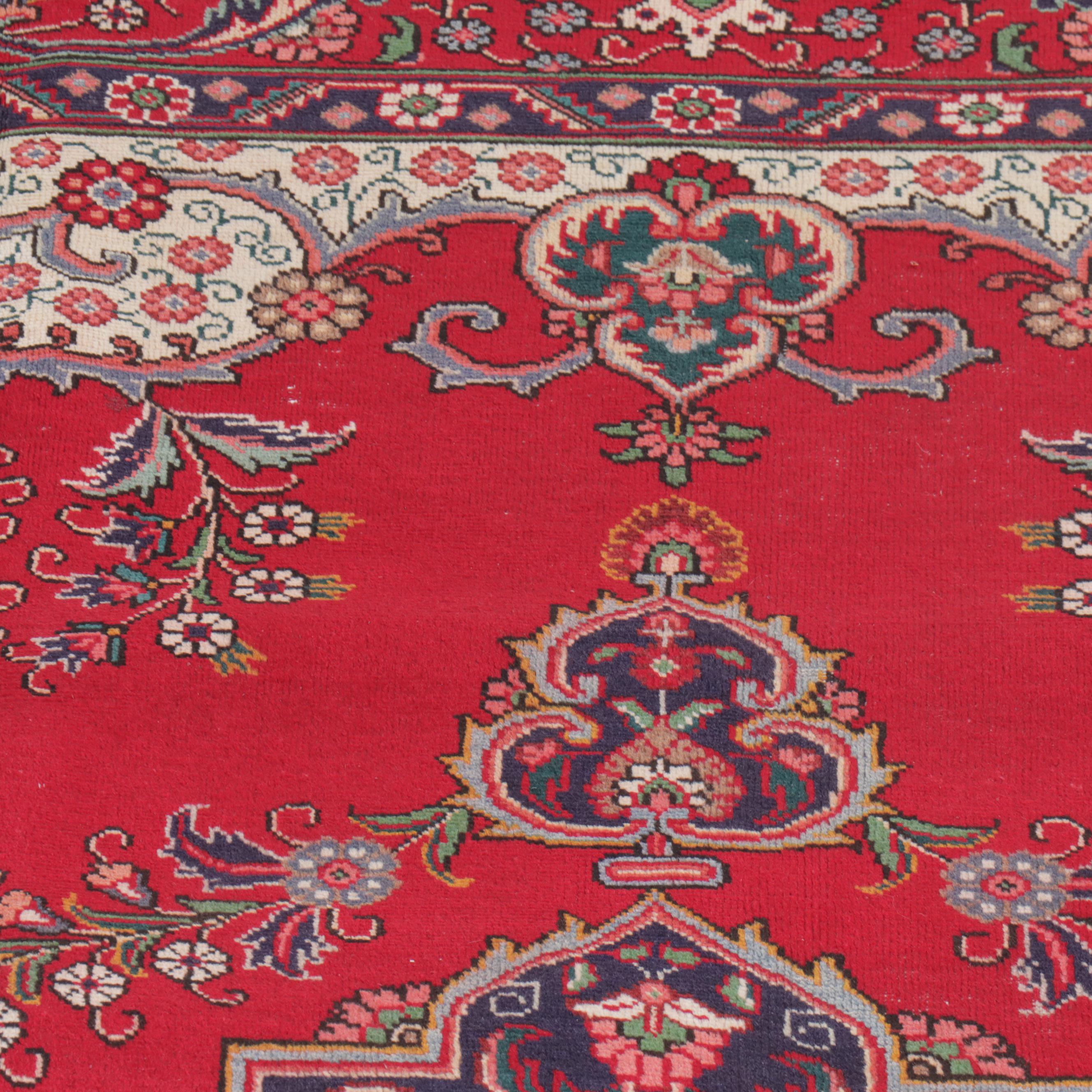 9'5 x 12'7 Hand-Knotted Persian Tabriz Room-Sized Rug