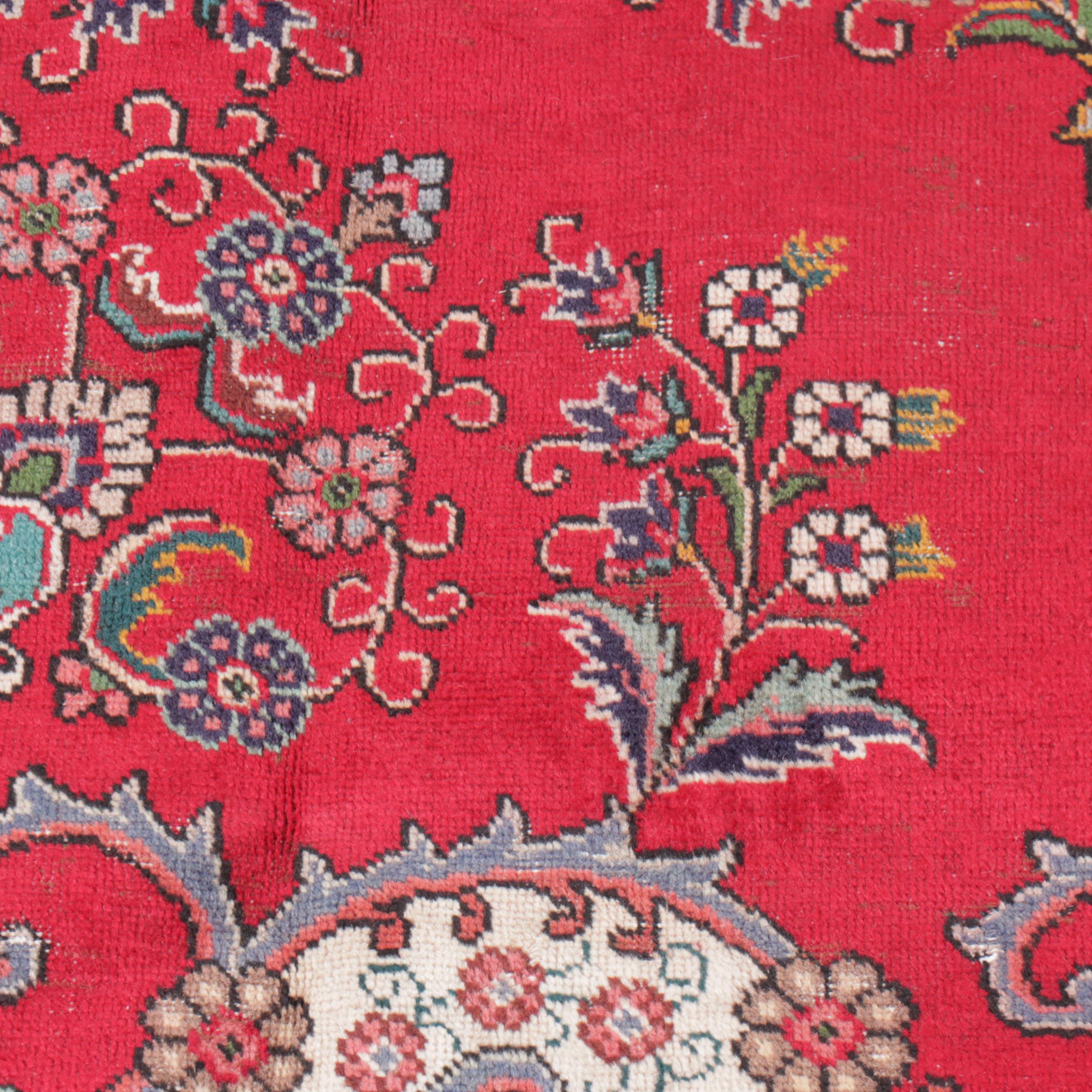 9'5 x 12'7 Hand-Knotted Persian Tabriz Room-Sized Rug