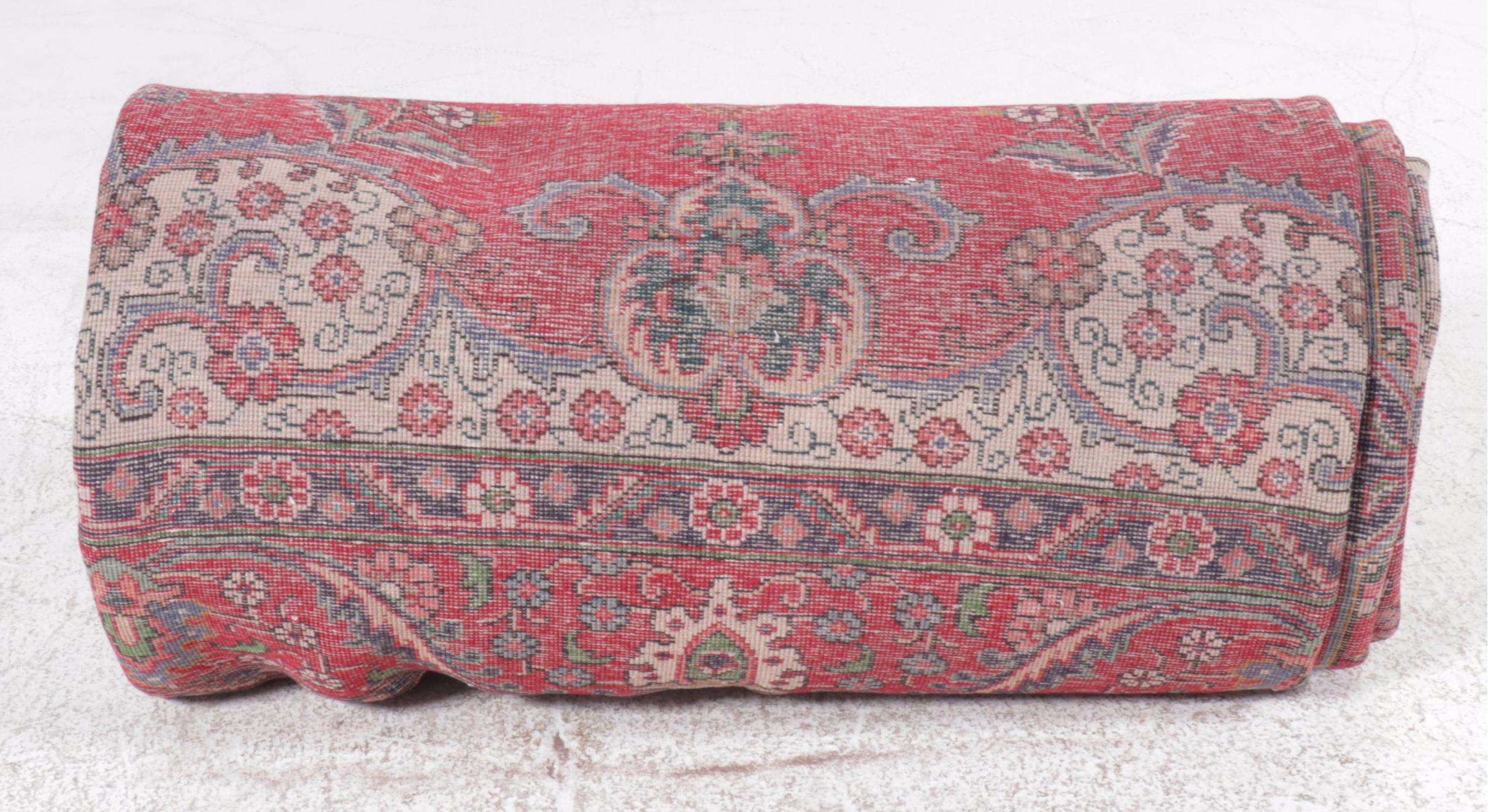 9'5 x 12'7 Hand-Knotted Persian Tabriz Room-Sized Rug