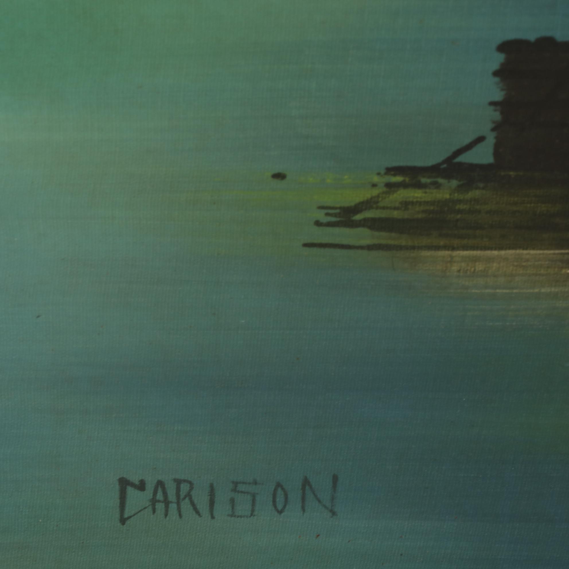 Carison After Montague Dawson "Night Mists" Oil Painting on Canvas, 20th Century