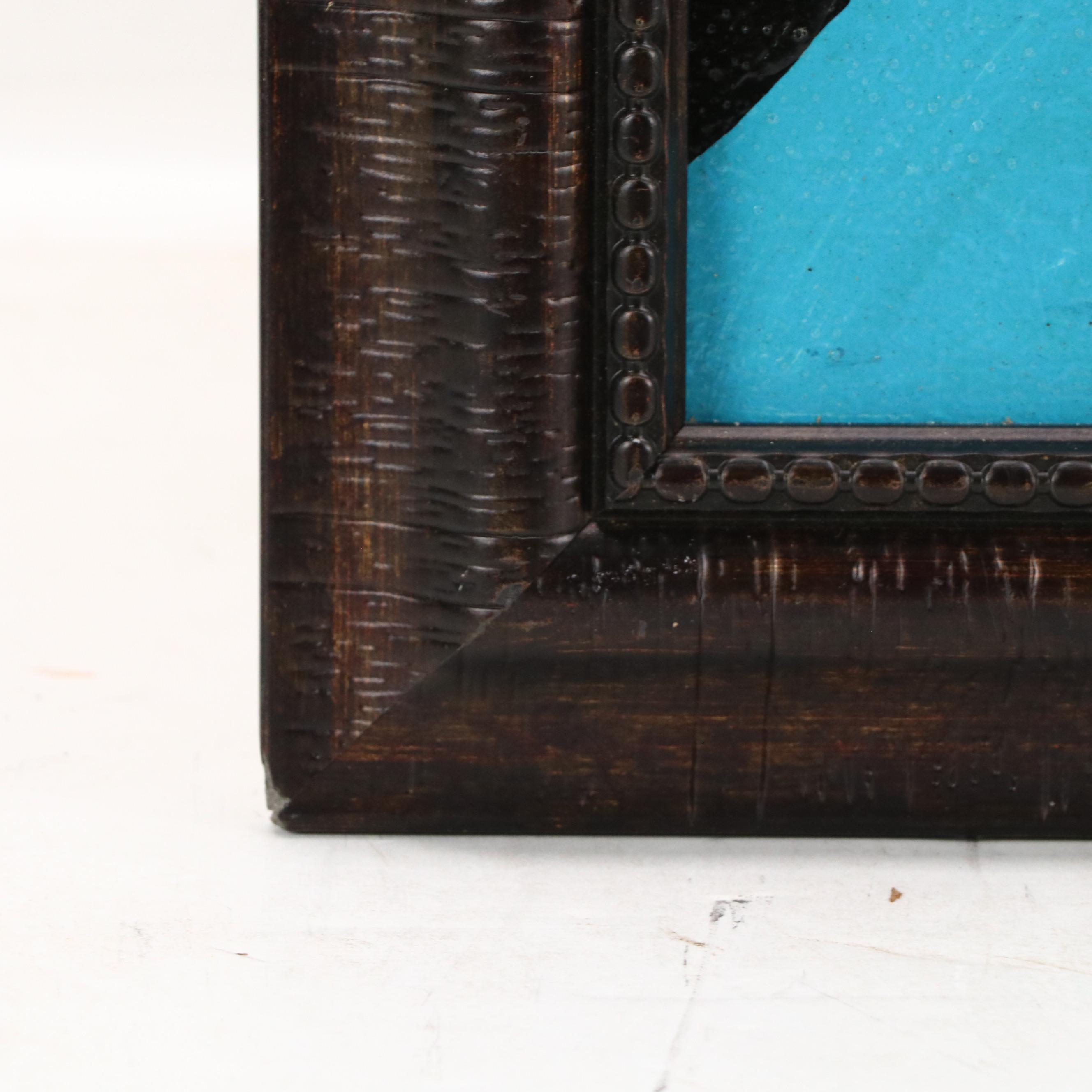 Peter Keil Stylized Acrylic Painting with Floral Still Life