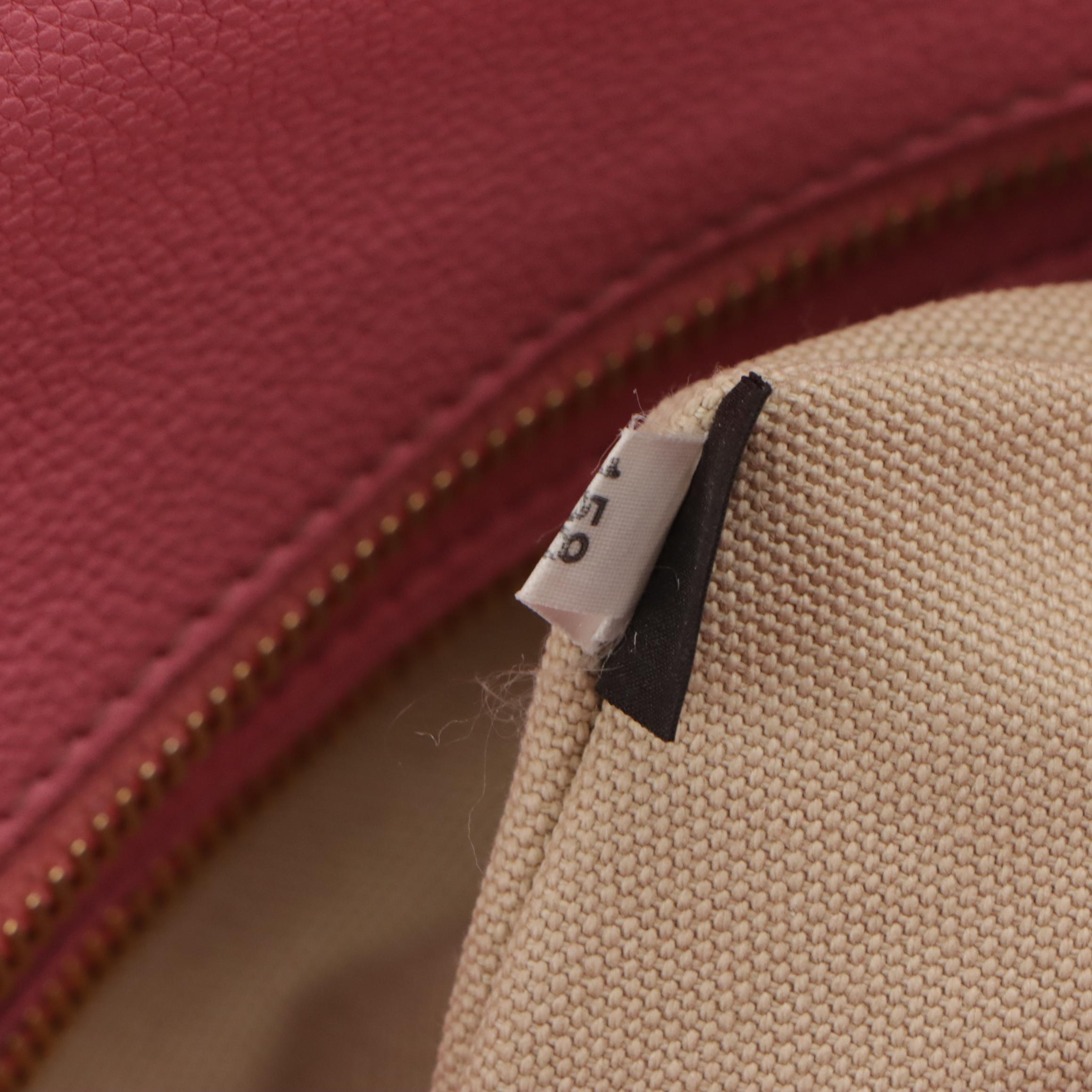 Prada Two-Way Shoulder Bag in Bubblegum Pink Grained Calfskin Leather