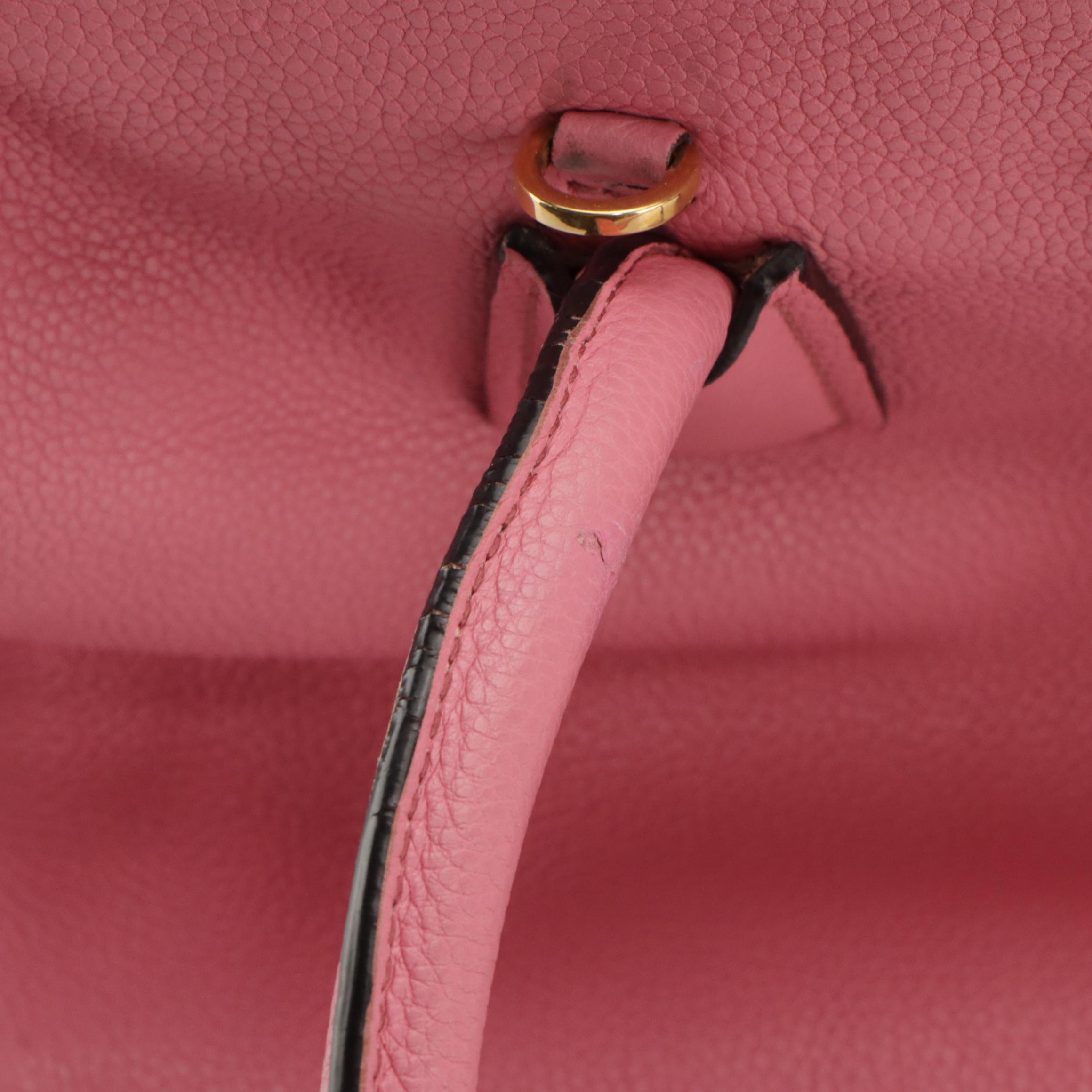 Prada Two-Way Shoulder Bag in Bubblegum Pink Grained Calfskin Leather