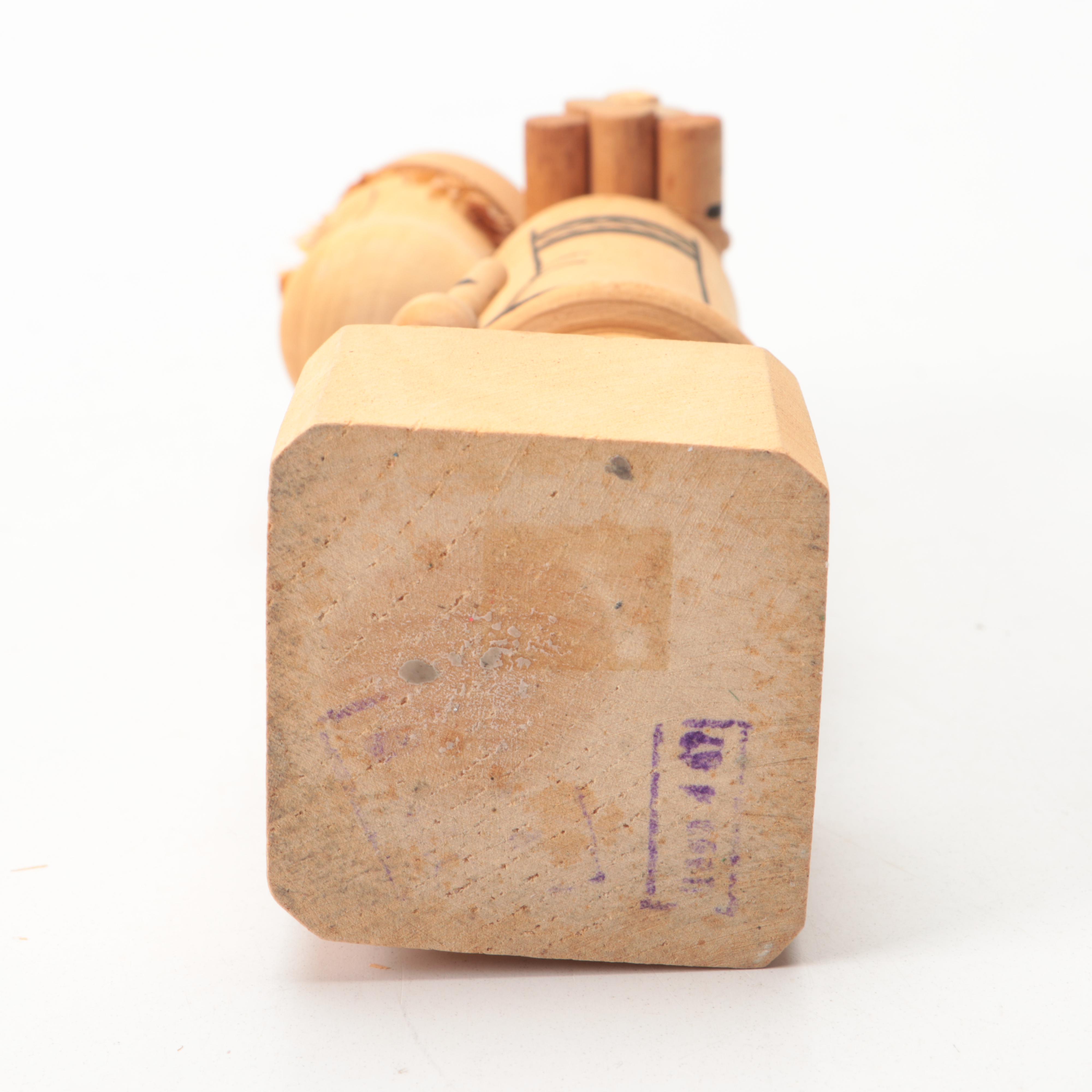 Russian Hand-Carved Folk Art Grandfather Frost with Santa Collection