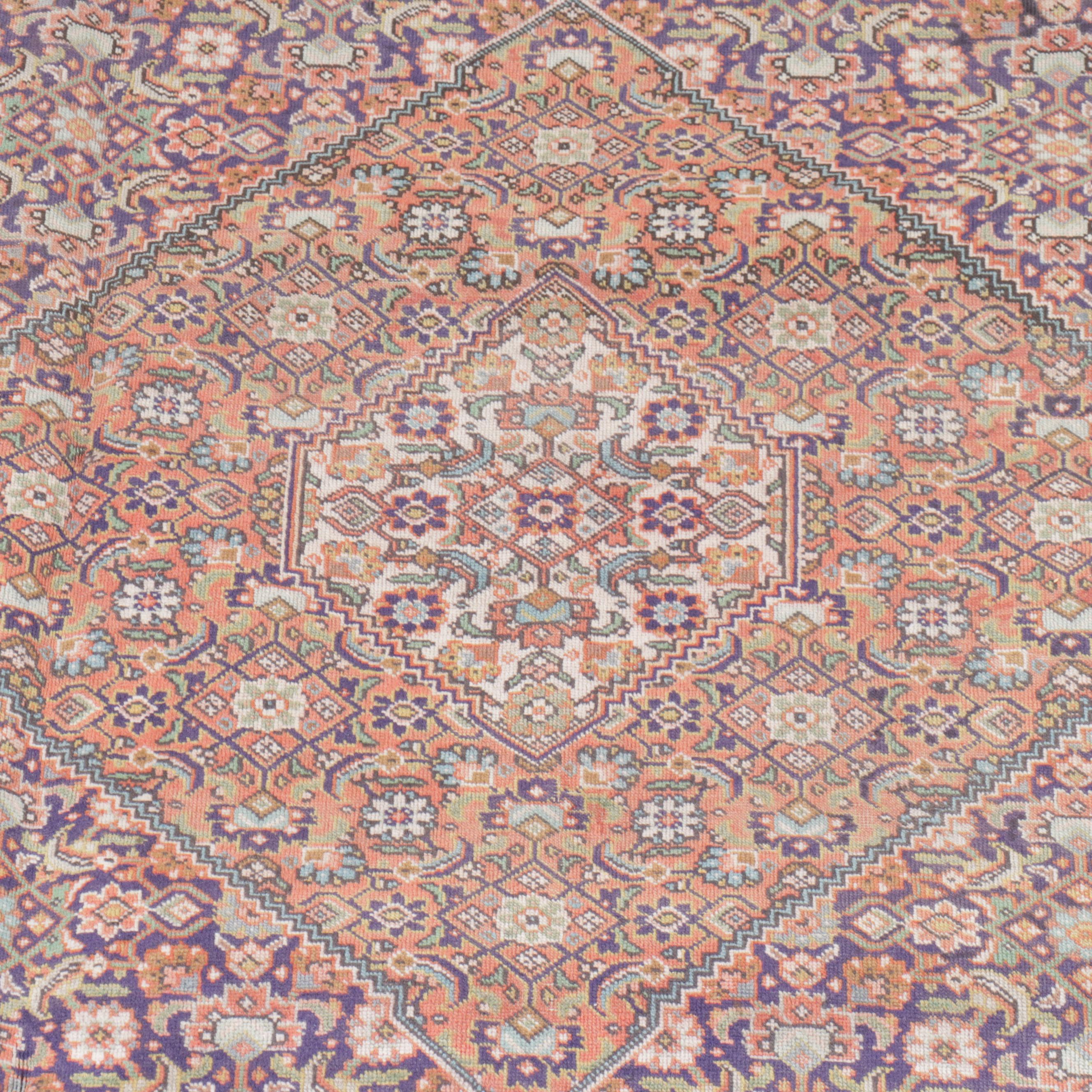 8'1 x 11'2 Hand-Knotted Persian Birjand Area Rug
