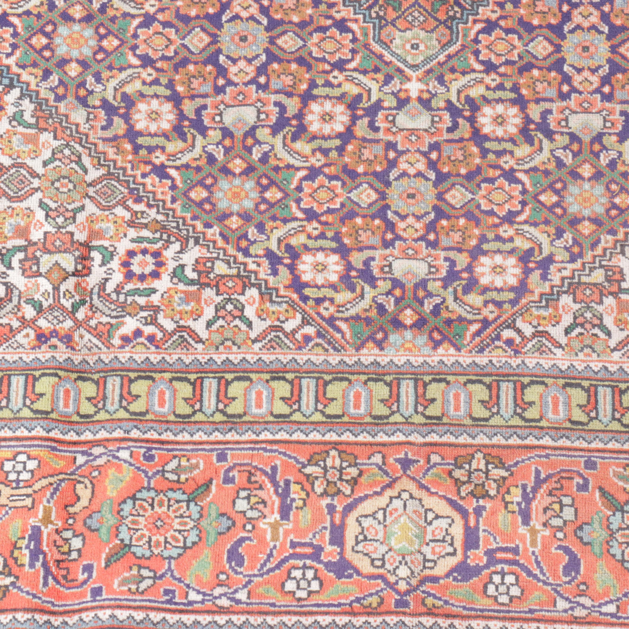 8'1 x 11'2 Hand-Knotted Persian Birjand Area Rug