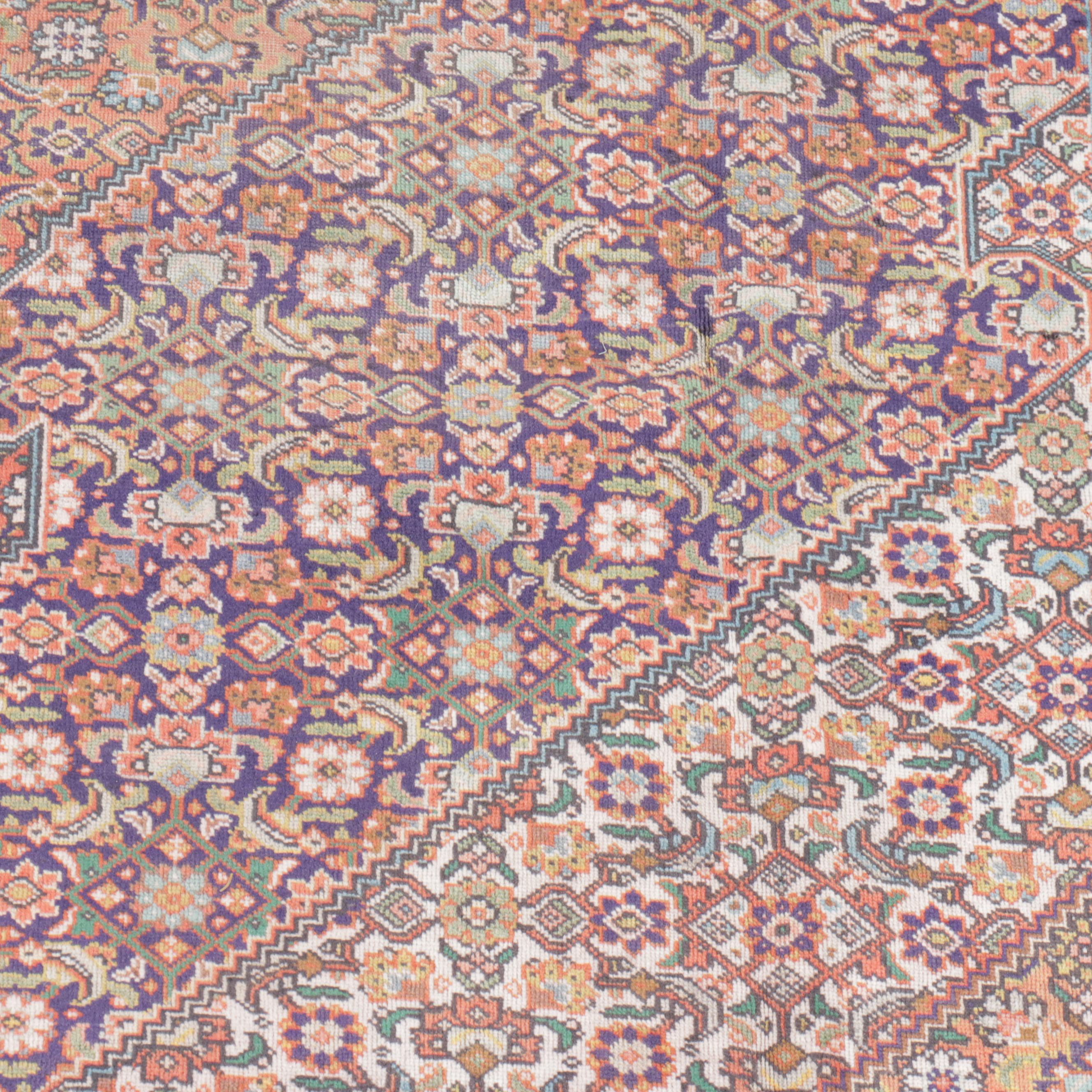 8'1 x 11'2 Hand-Knotted Persian Birjand Area Rug