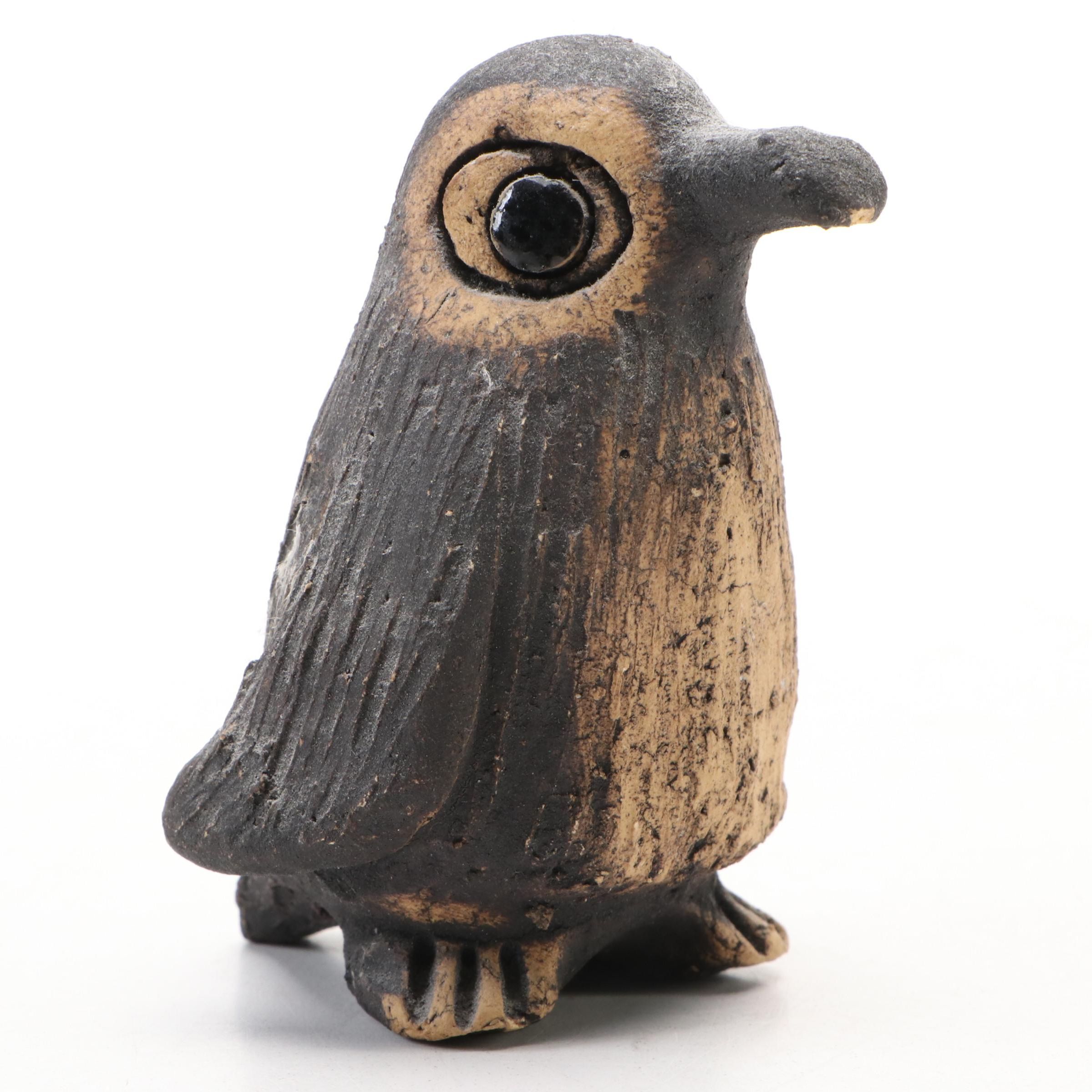 German Worspweder Keramik Handcrafted Pottery Penguin, Mid-20th C.