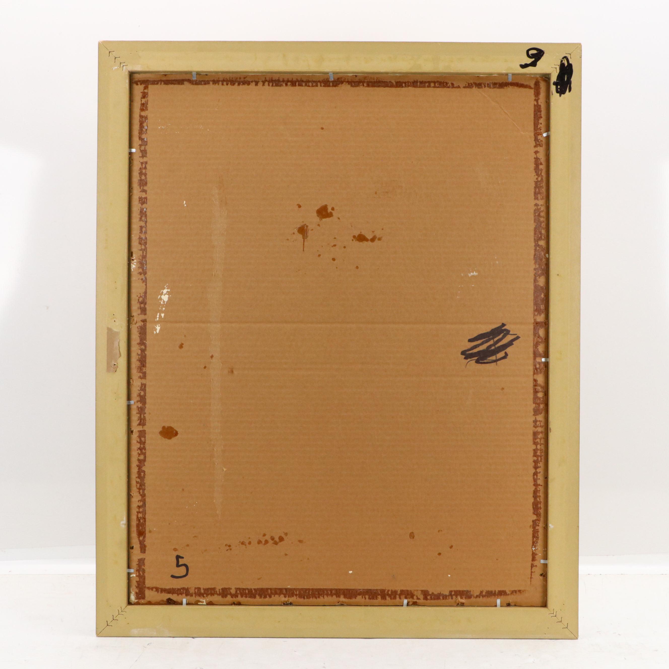 Peter Keil Abstract Portrait Acrylic Painting