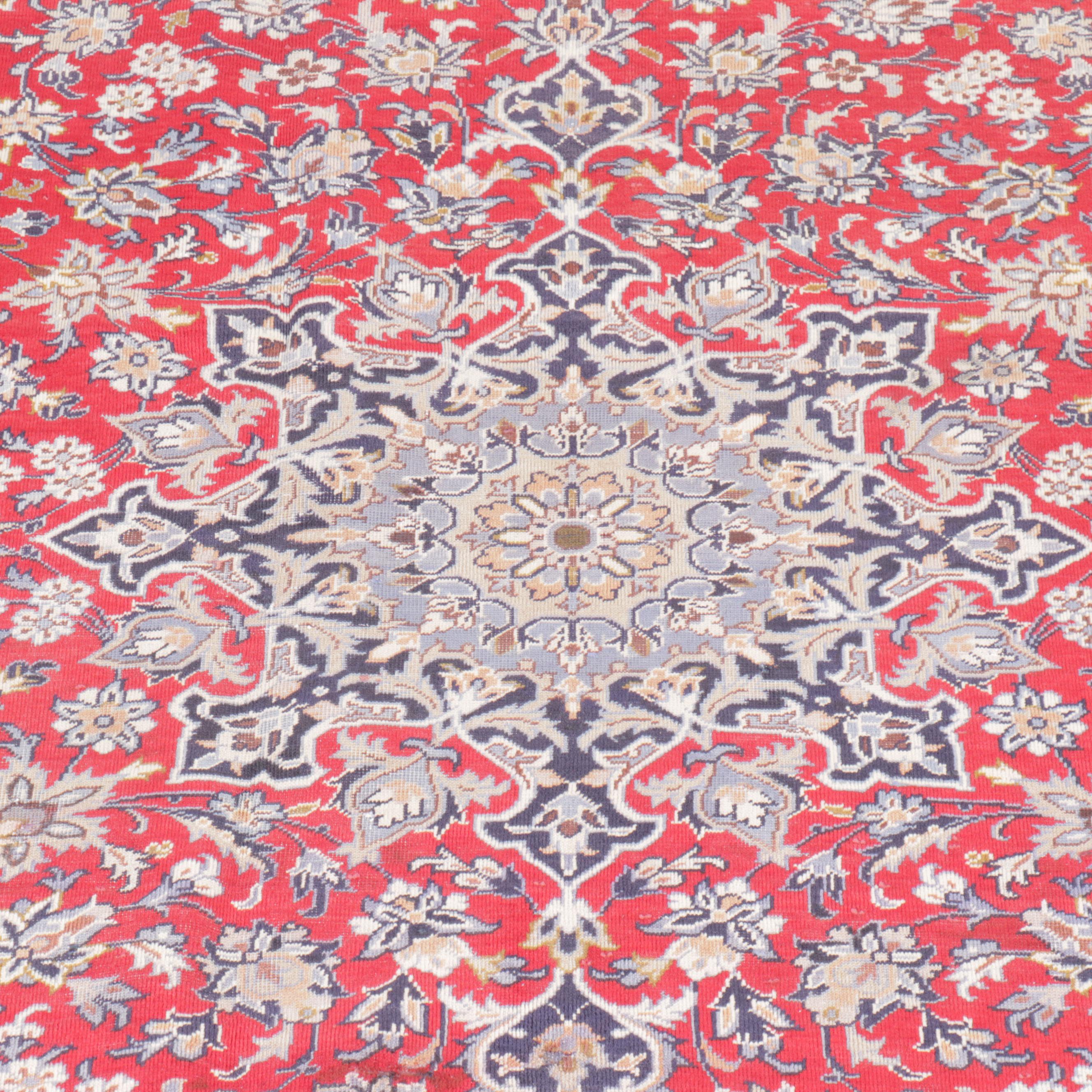 8'5 x 11'6 Hand-Knotted Persian Mashhad Area Rug