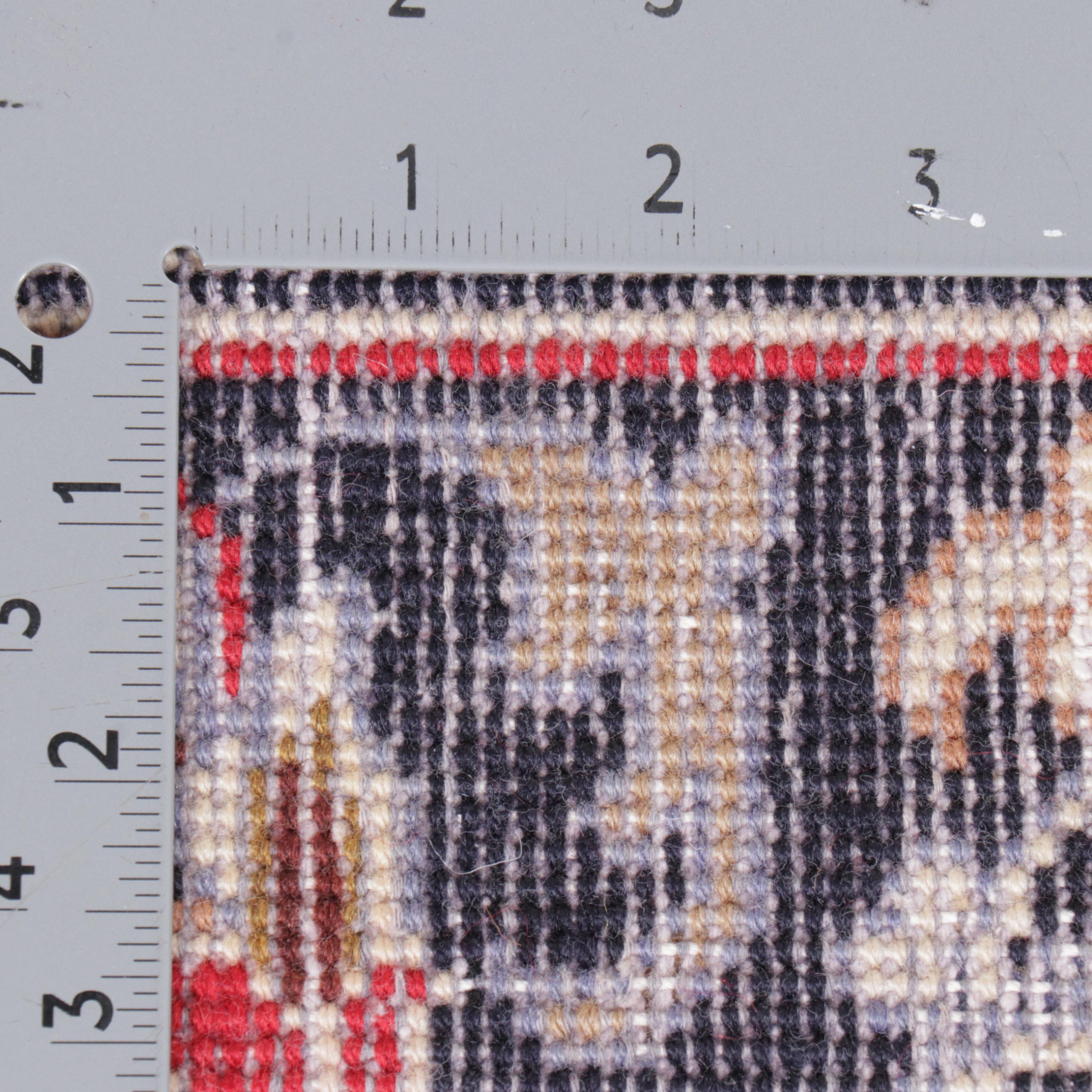 8'5 x 11'6 Hand-Knotted Persian Mashhad Area Rug