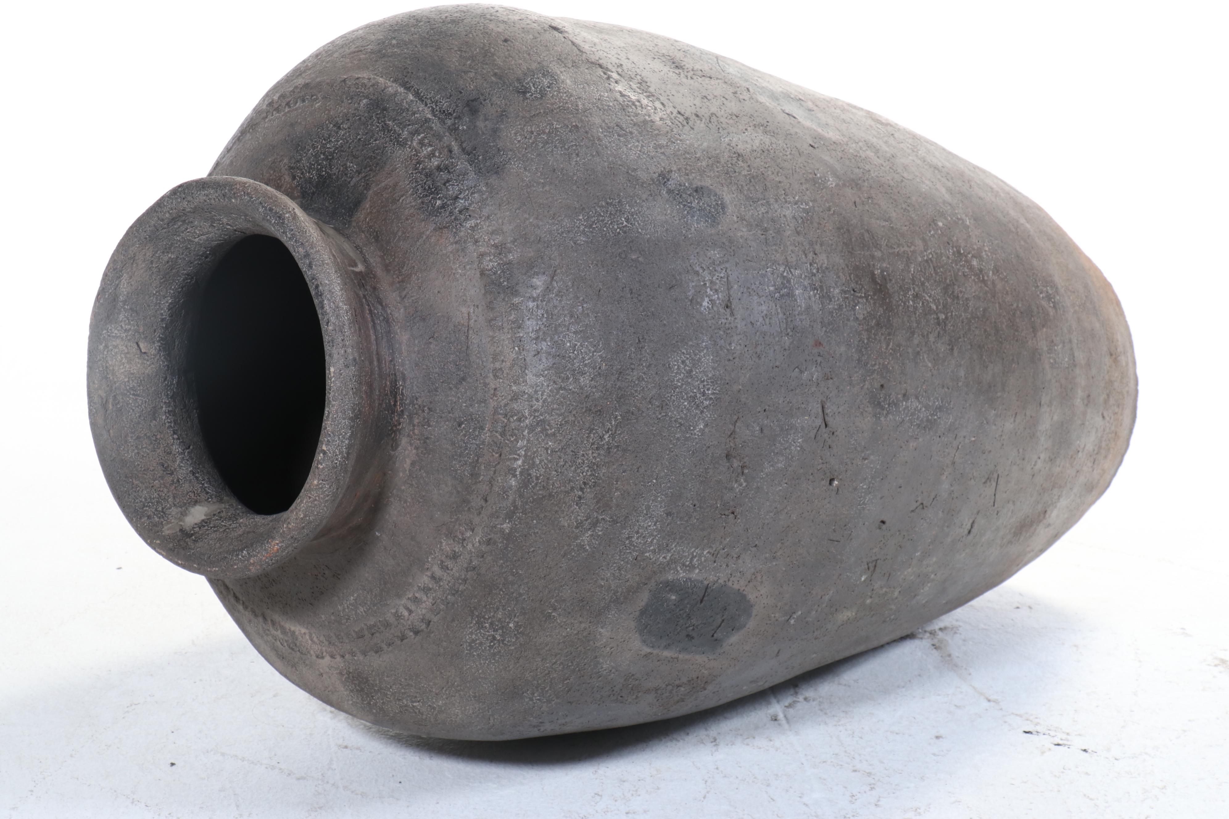 Monumental Fired Clay Water Pot