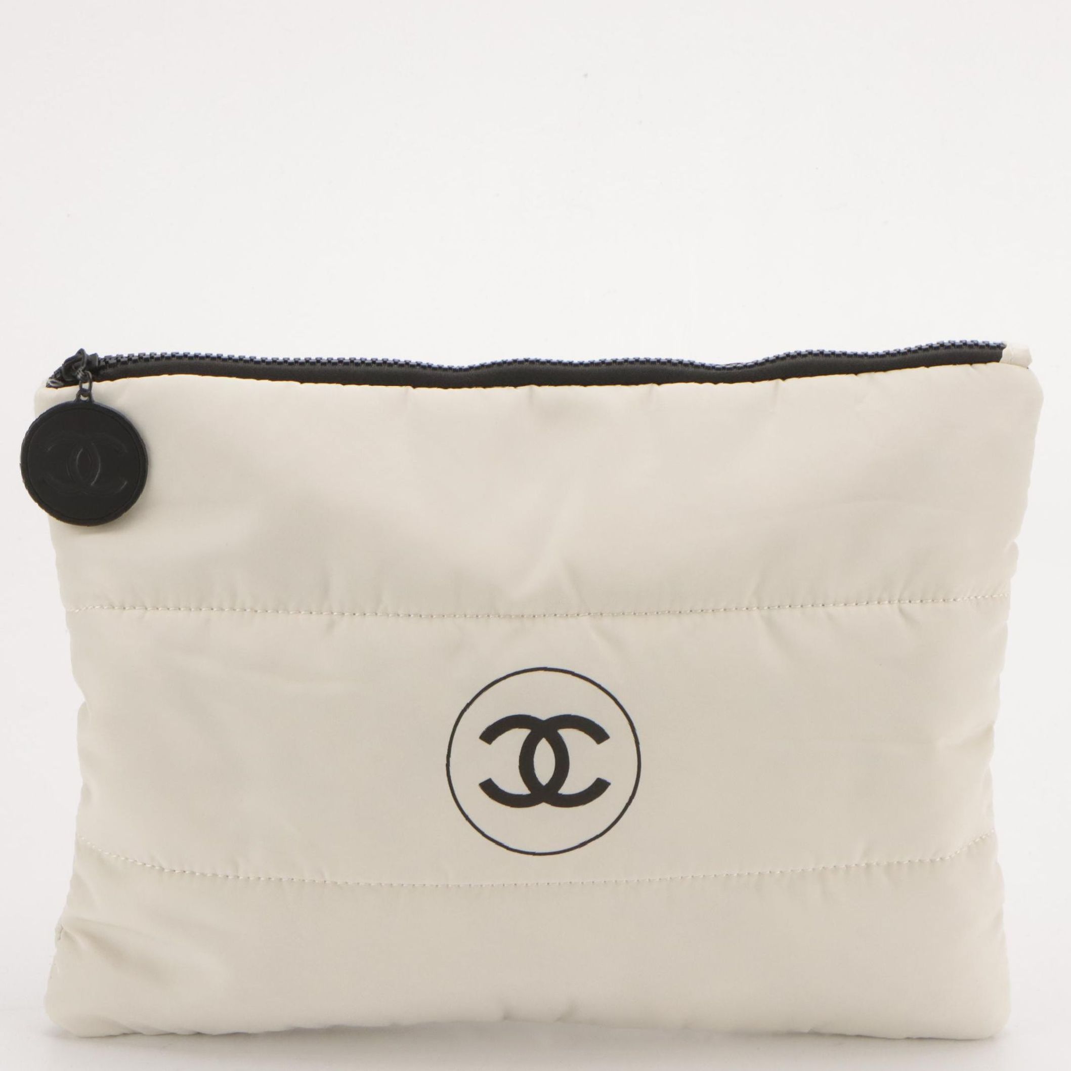 Chanel Beauté Promotional Zip Pouch in Quilted Polyester
