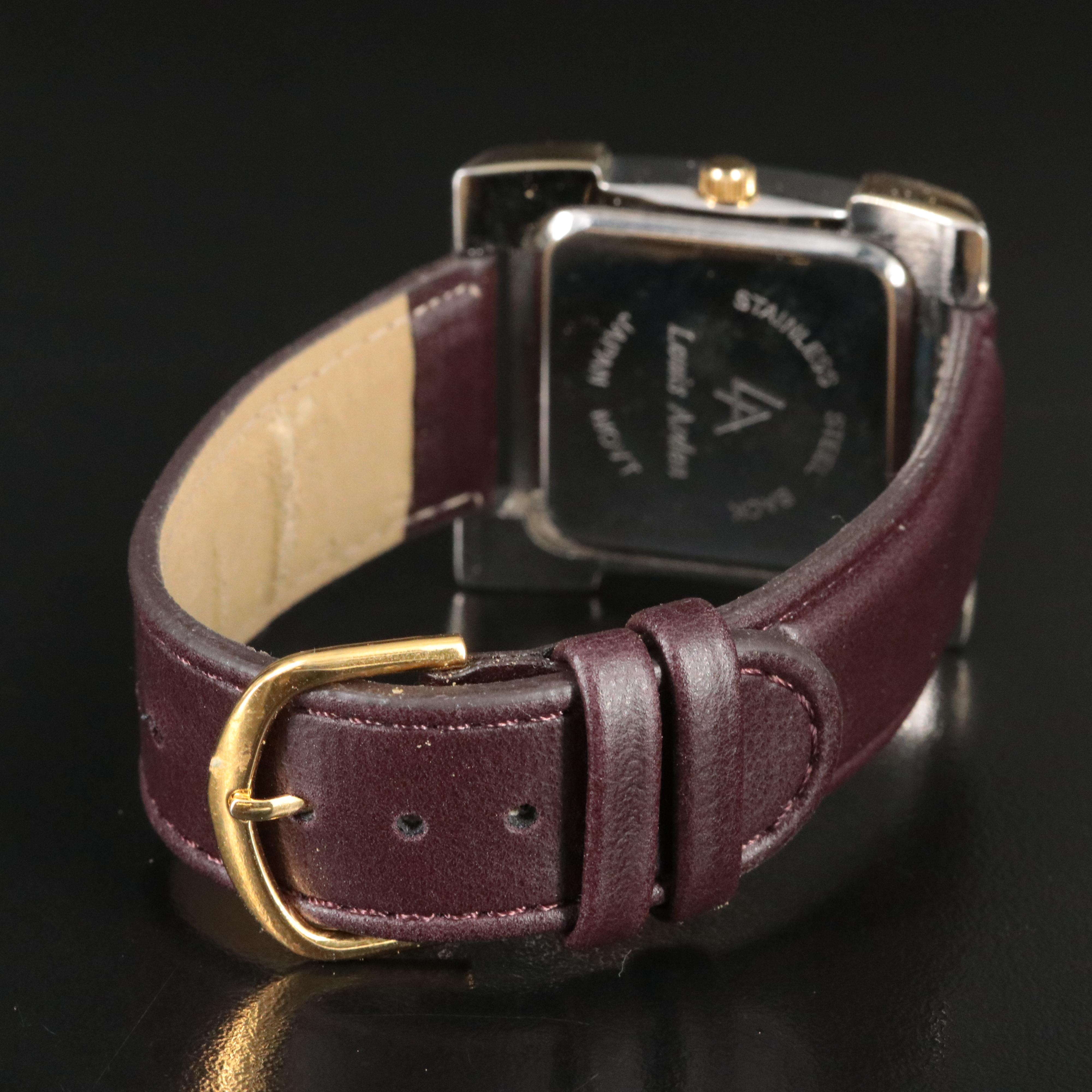 Louis Arden White Dial 37x41mm Quartz Watch