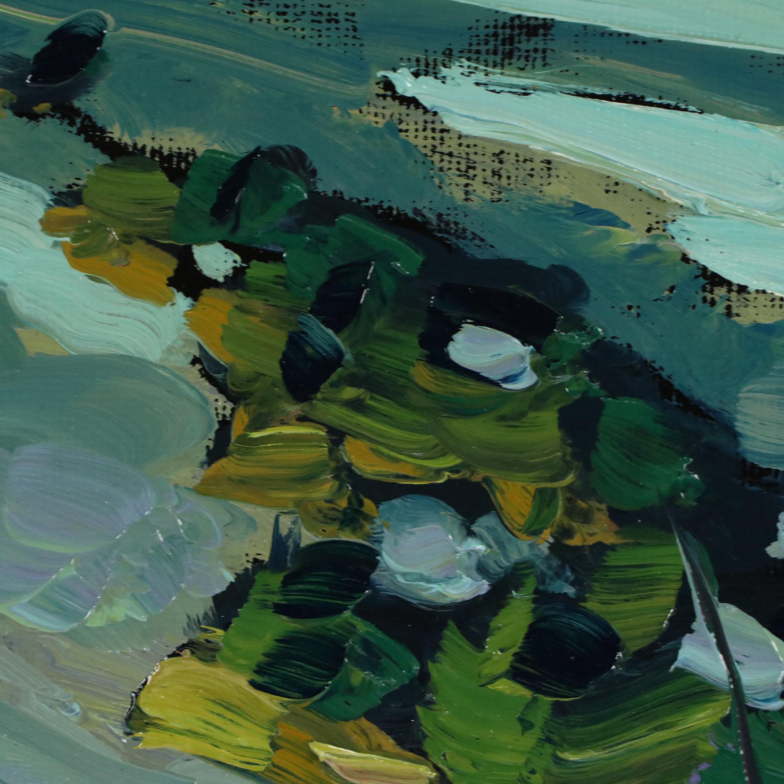 William Hawkins Sunset Landscape Oil Painting, 2025