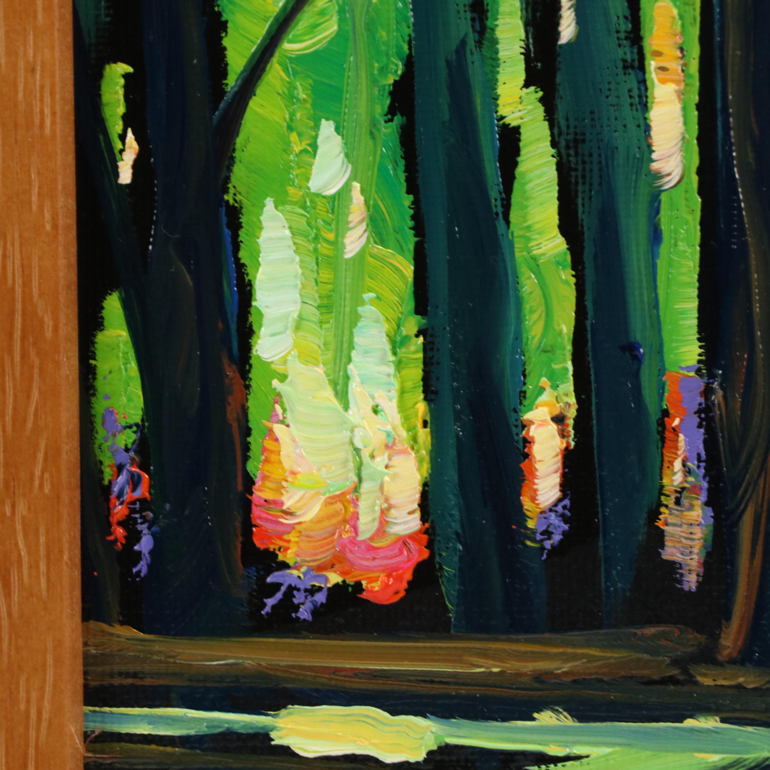 William Hawkins Forest Landscape Oil Painting, 2025