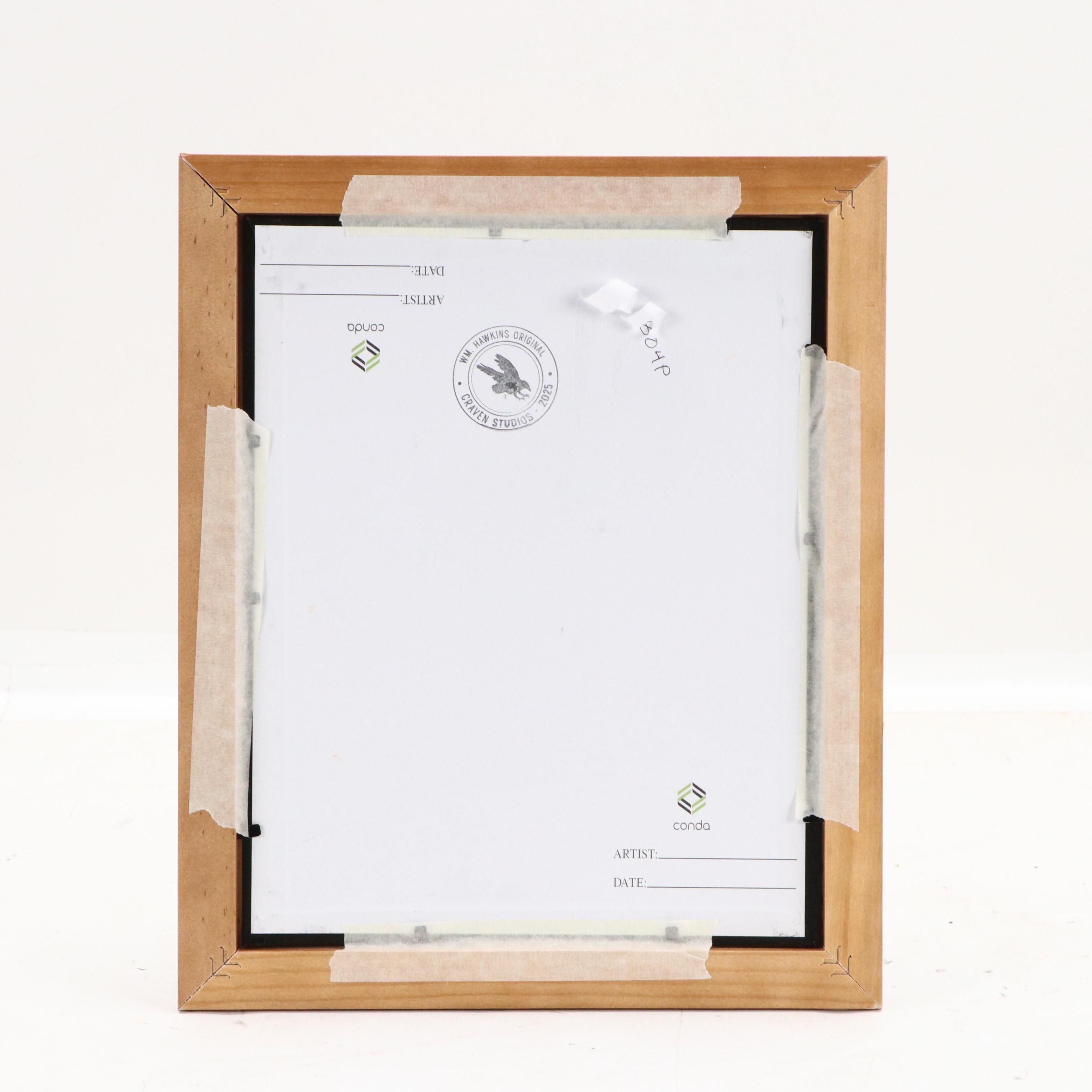 William Hawkins Forest Landscape Oil Painting, 2025